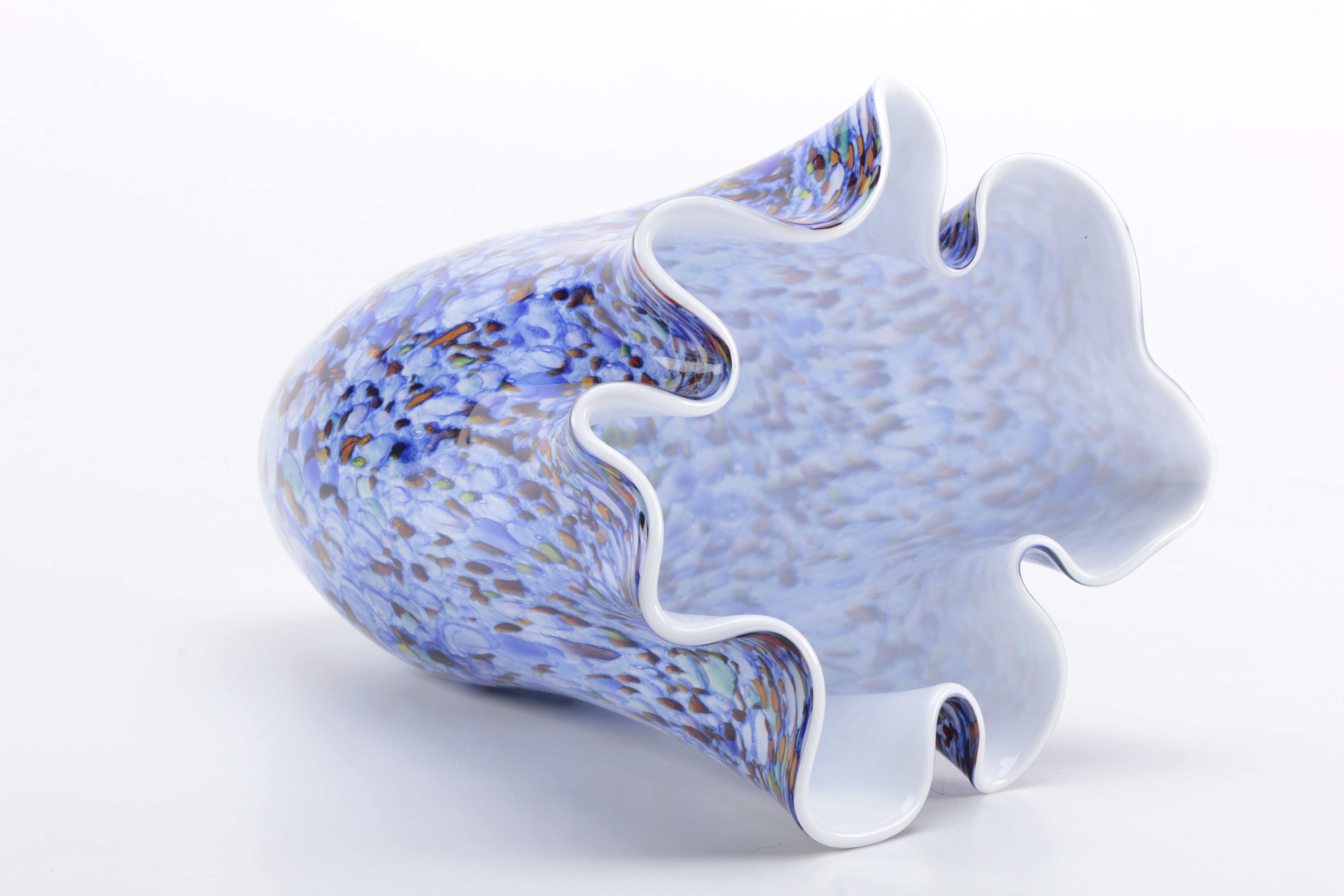 Blown Art Glass Vase