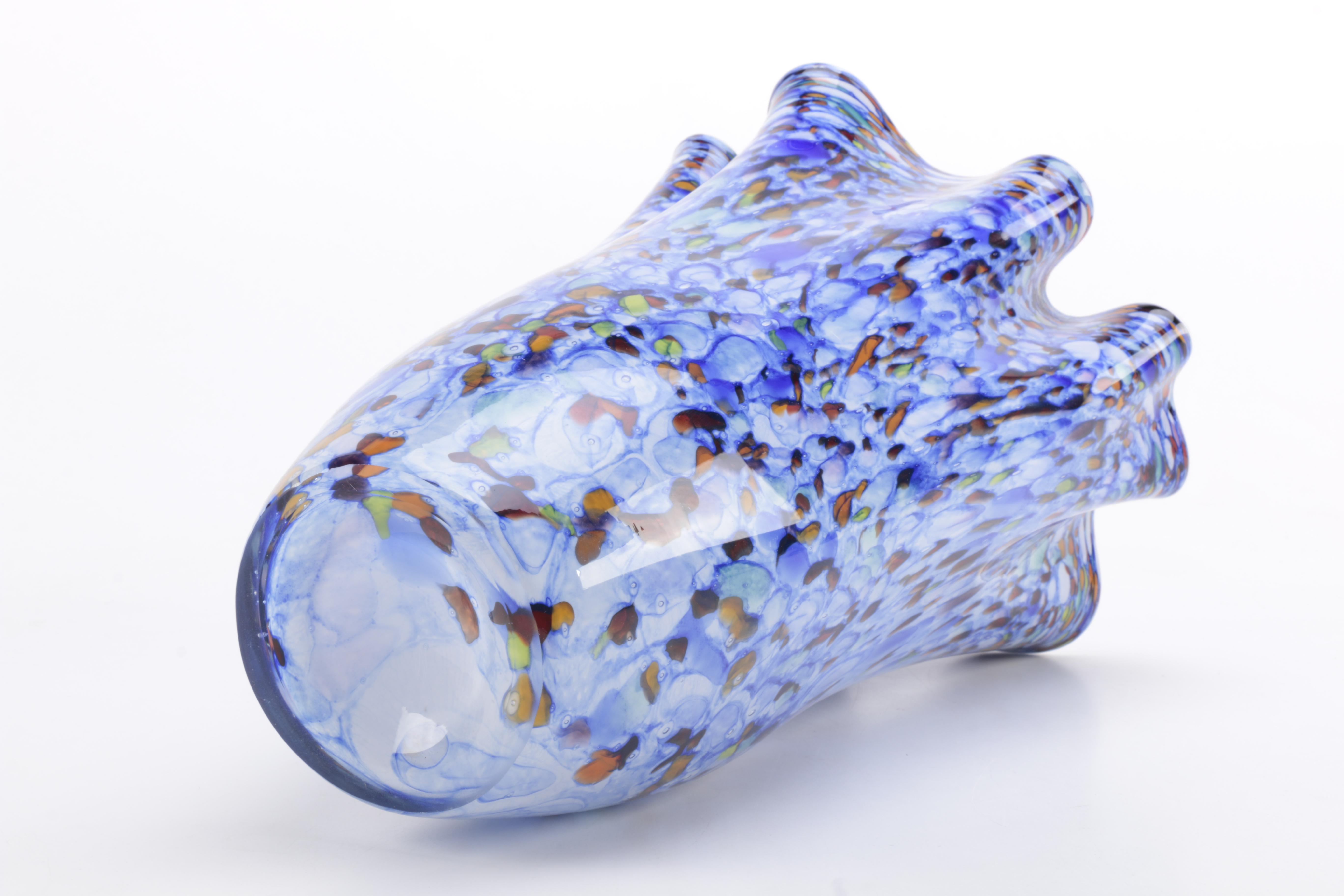 Blown Art Glass Vase