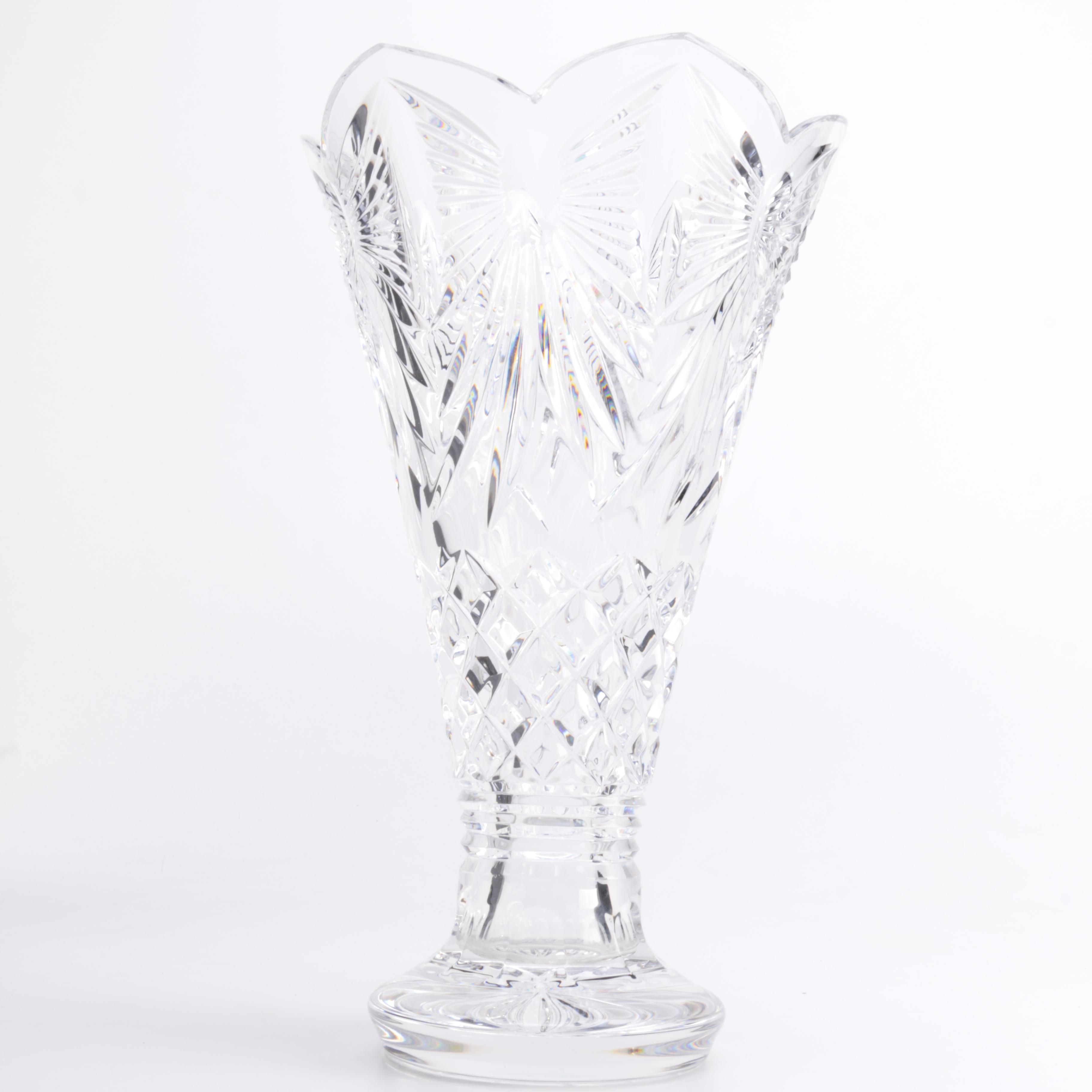 Waterford Crystal "Happiness"  Vase