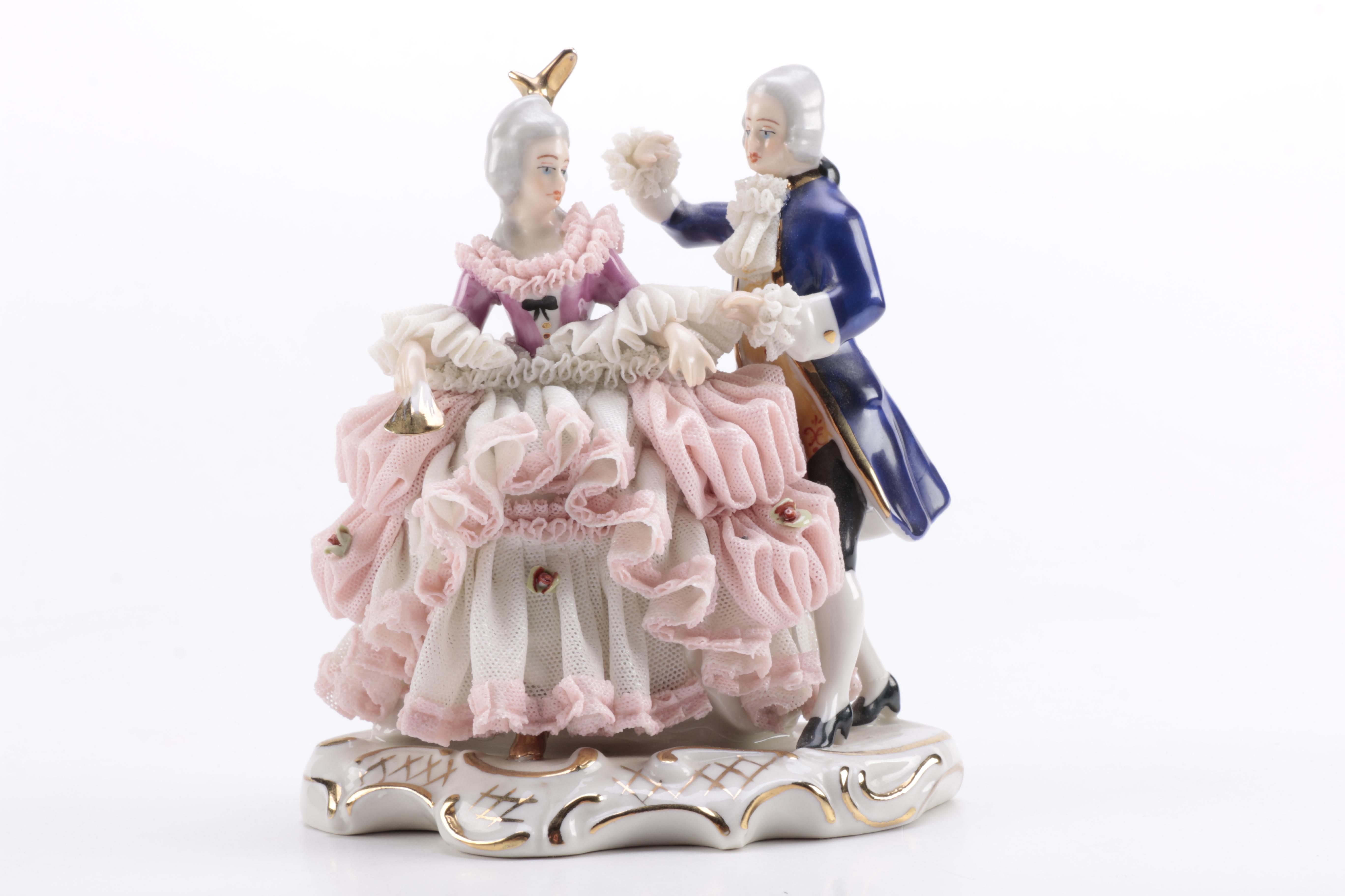 Pair of Figurines Featuring Wilhelm Rittirsch