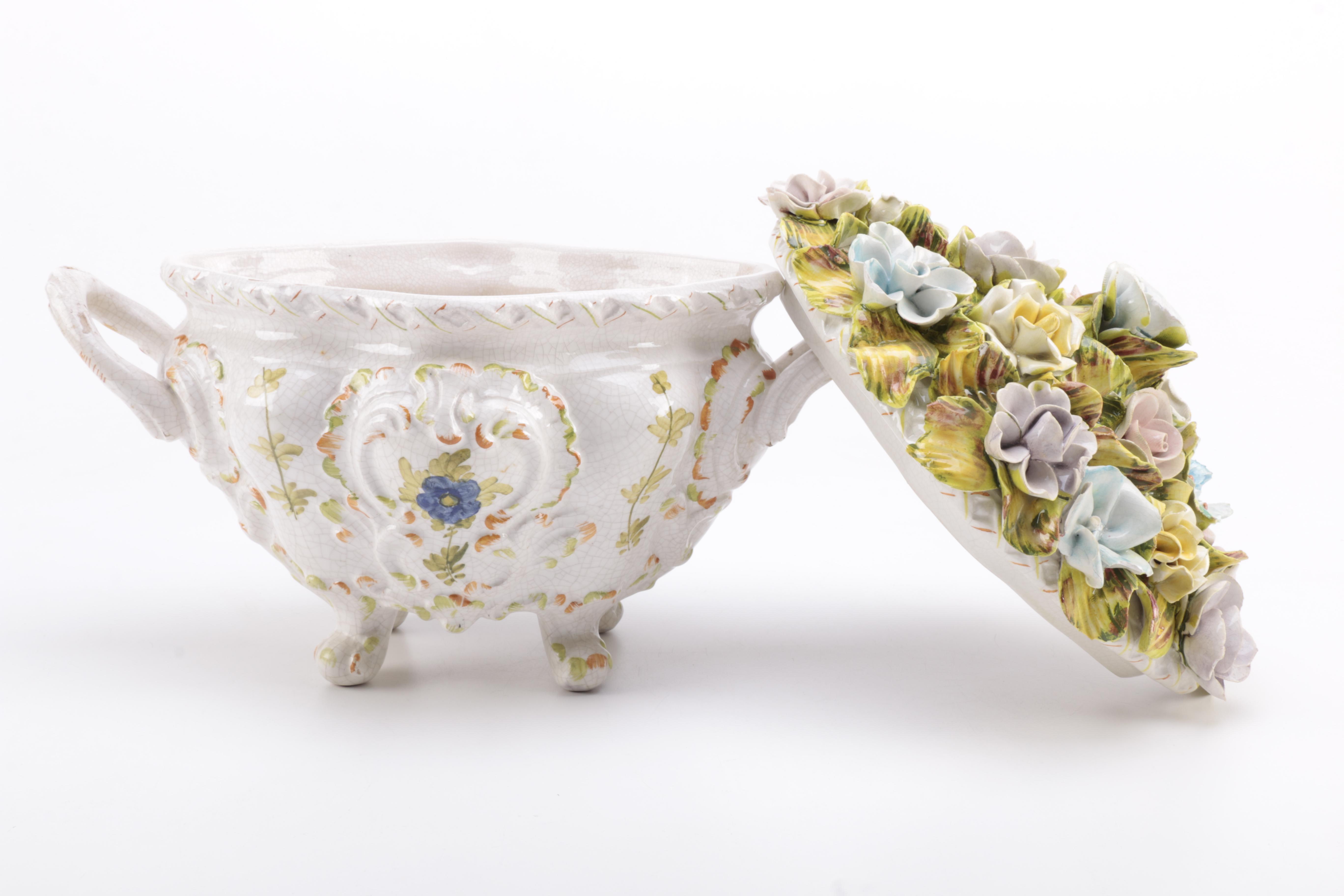 Floral Lidded Tureen