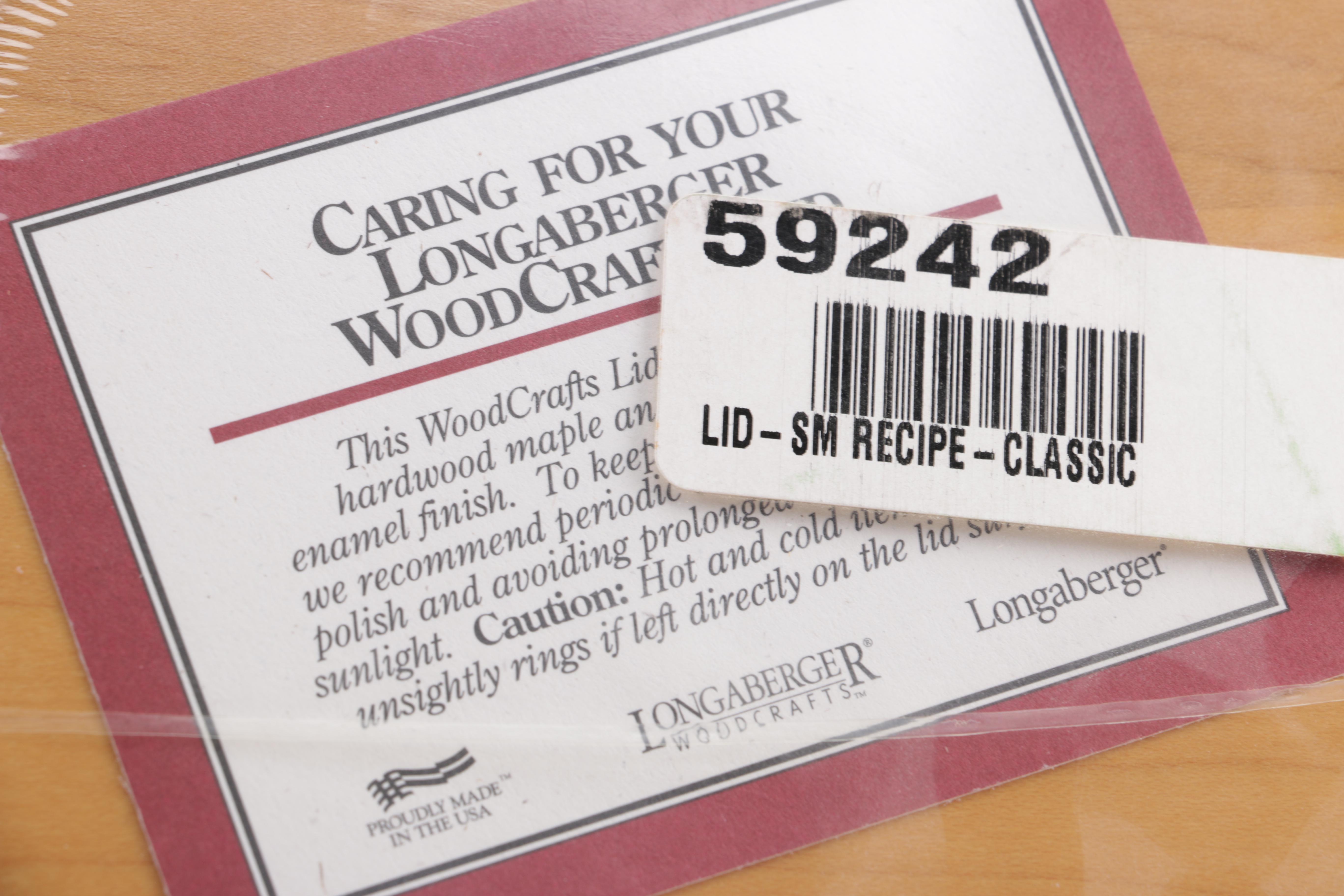 Longaberger Ceramic Vase and Basket