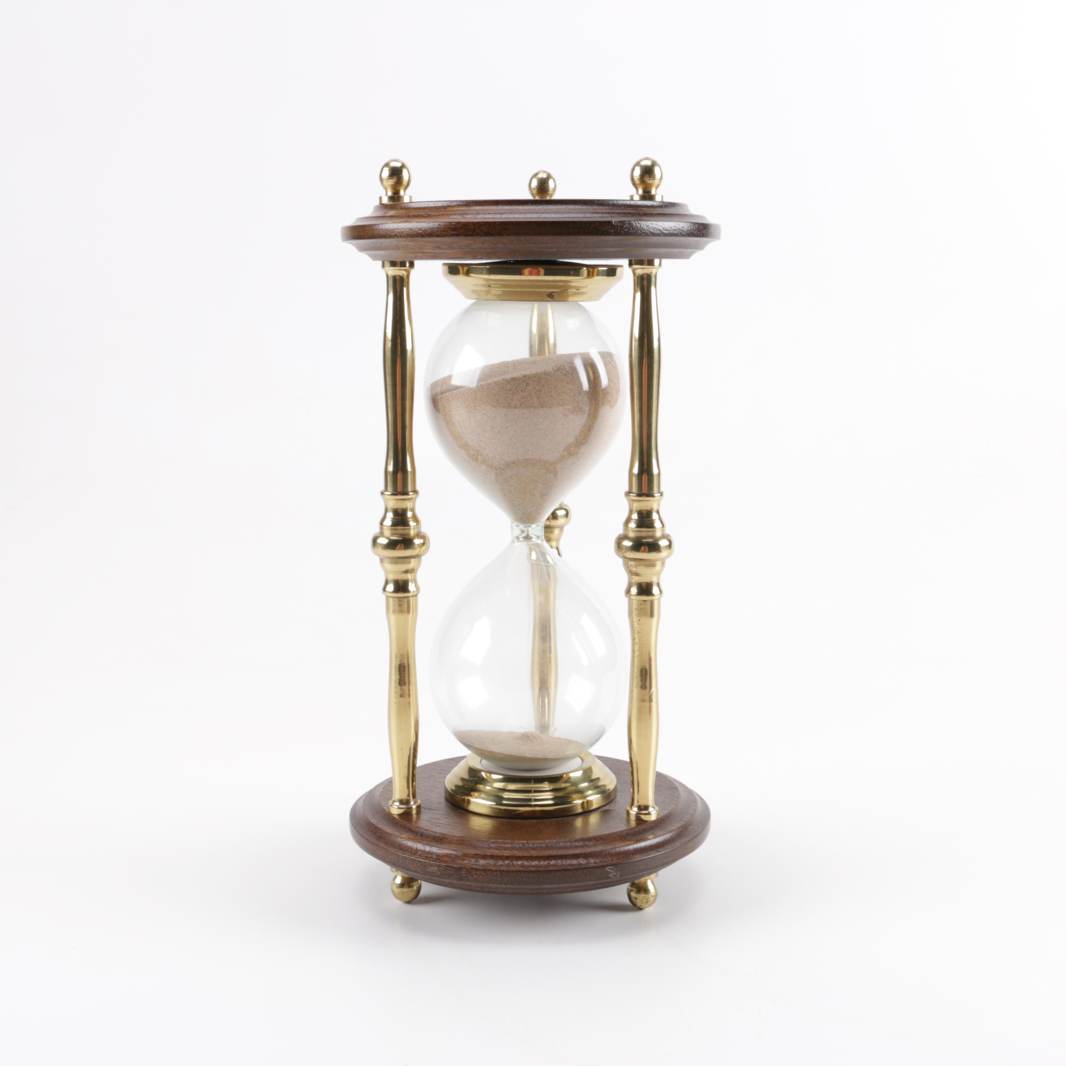 Wood Framed Hourglass