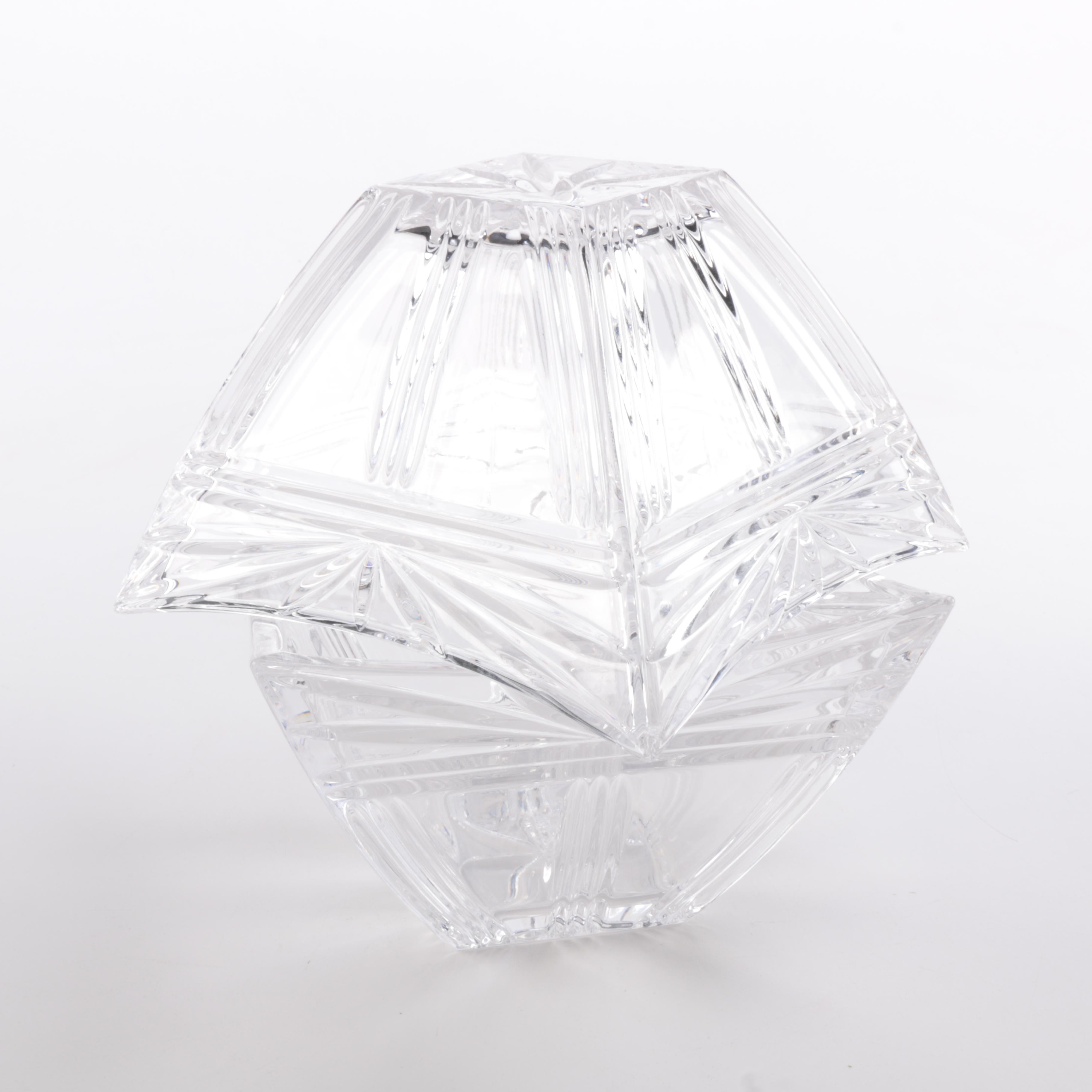 Pair of Marquis by Waterford "Odyssey" Crystal Bowls