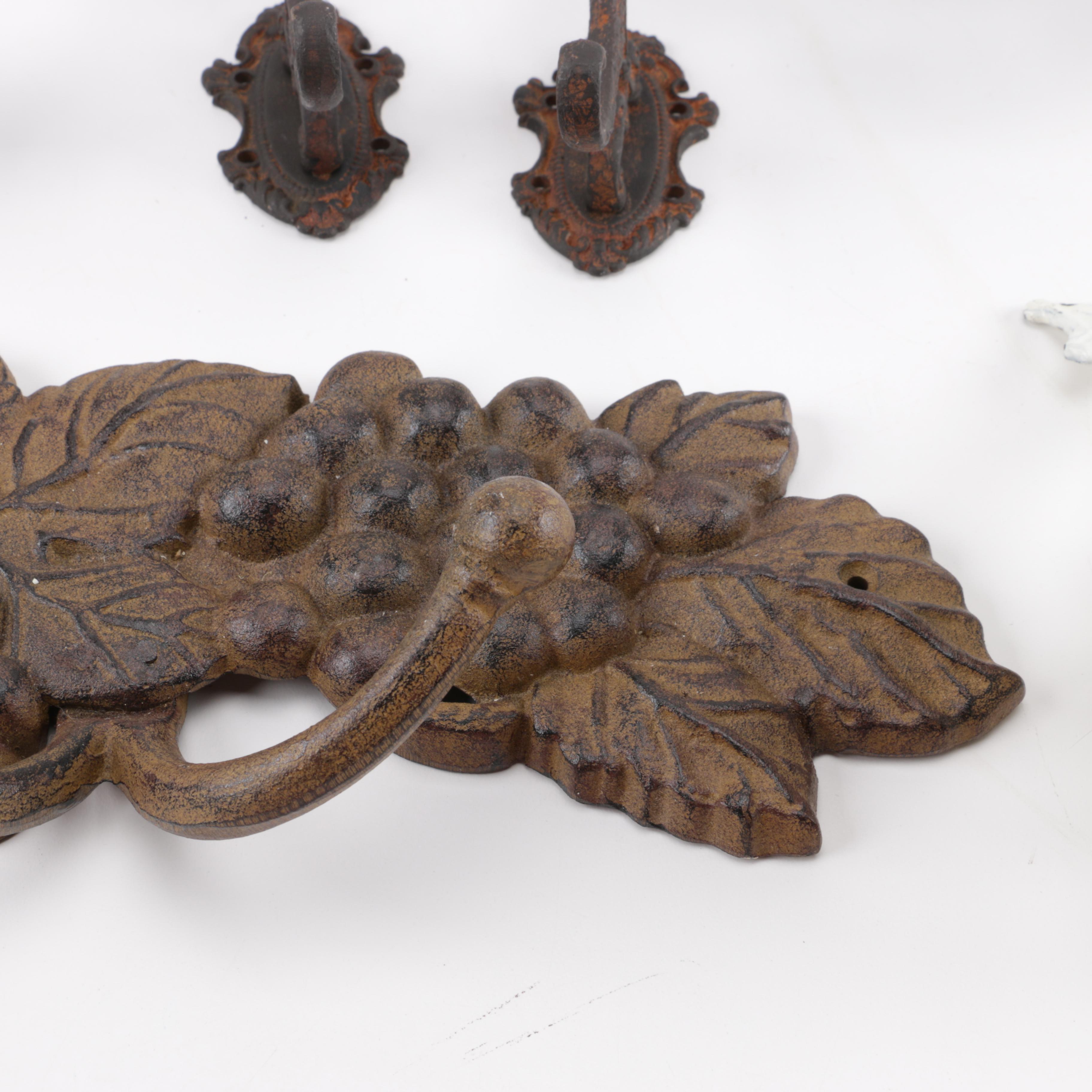 Cast Iron Wall Hooks and Sconces