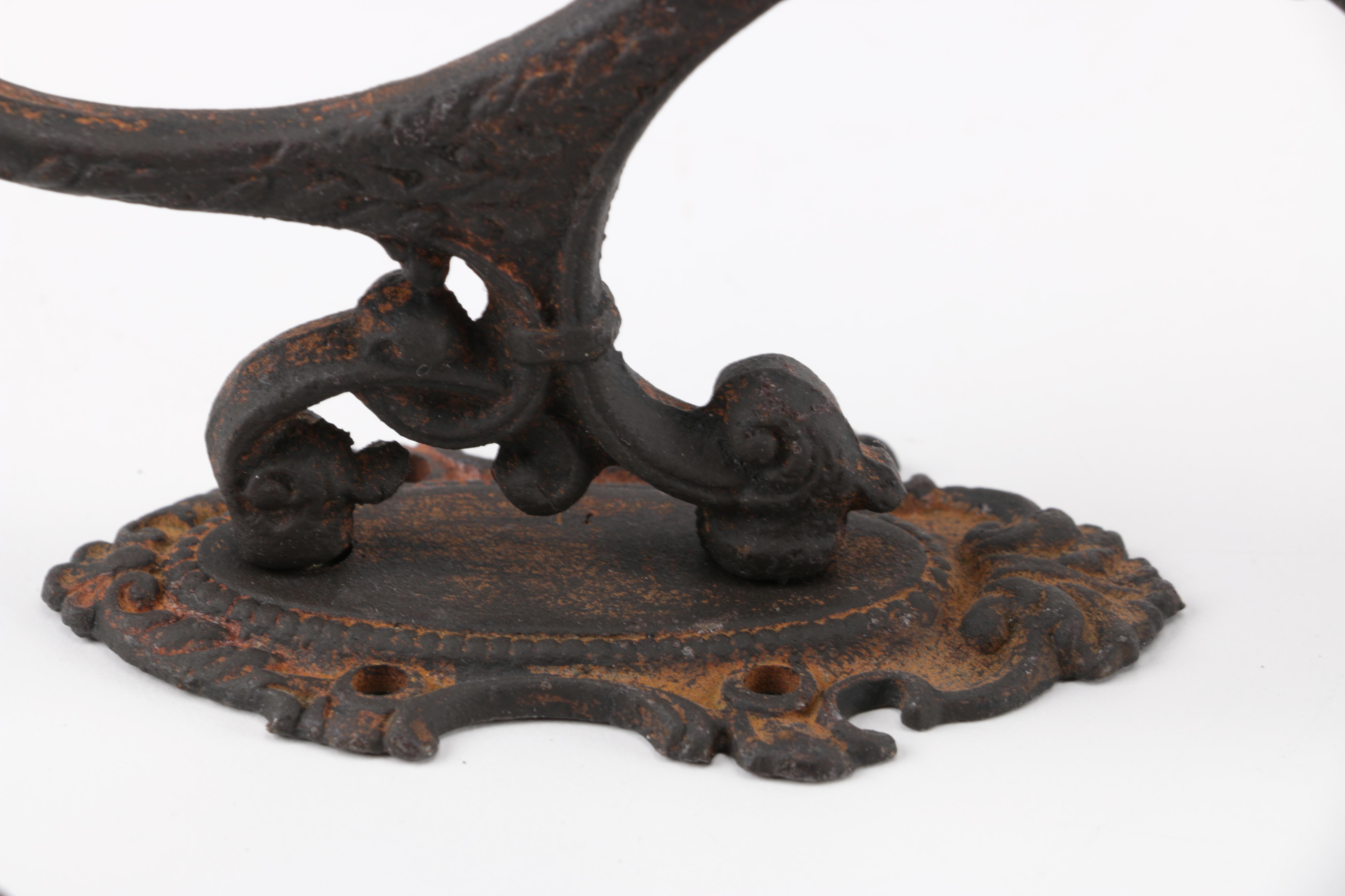 Cast Iron Wall Hooks and Sconces