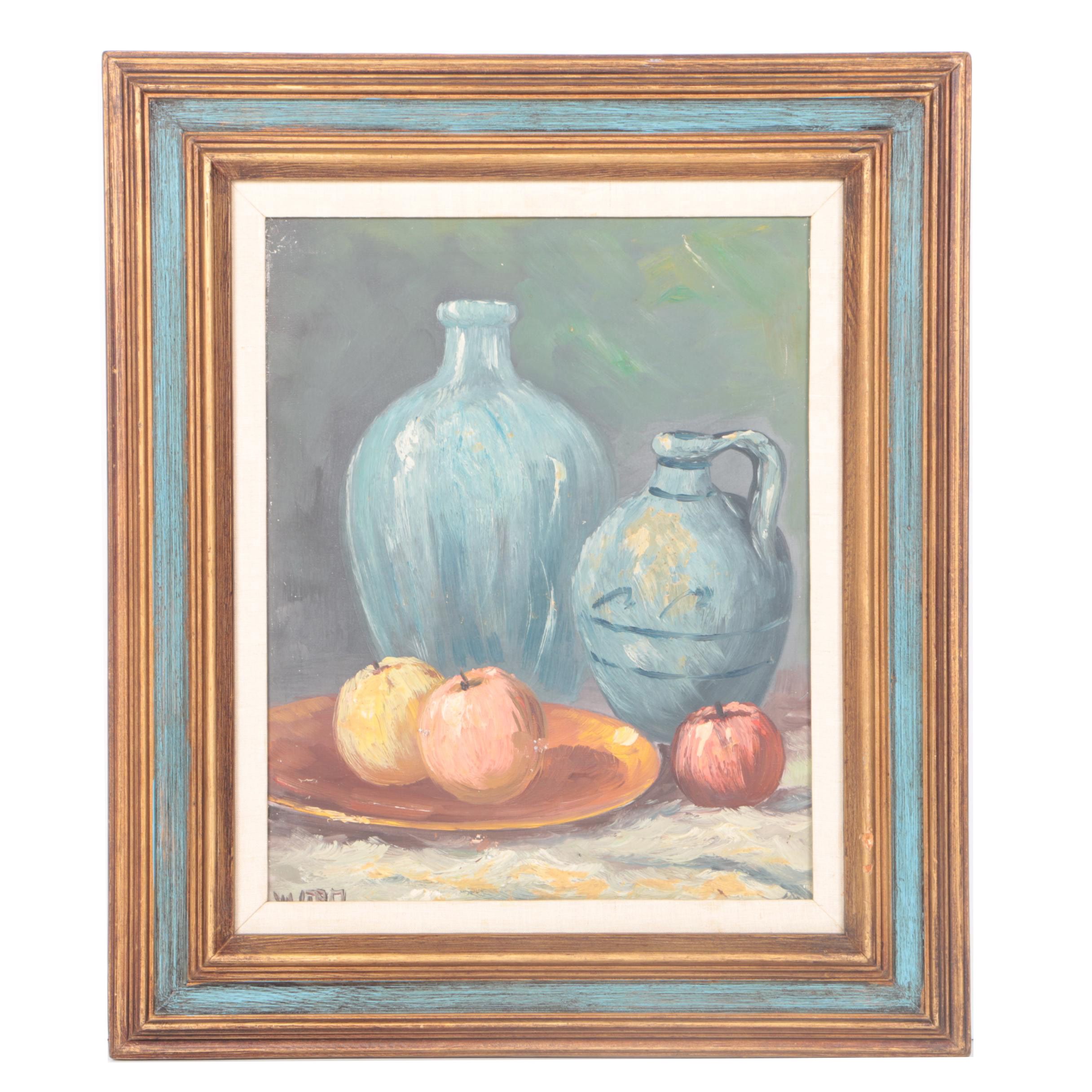 Willem Stam Oil on Canvas Still Life