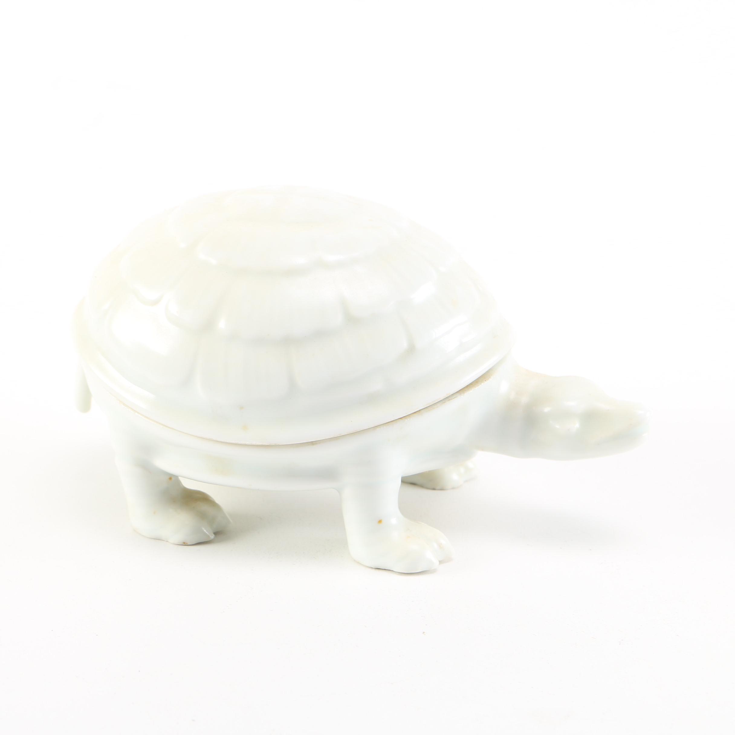 White Porcelain Figurines of Animals