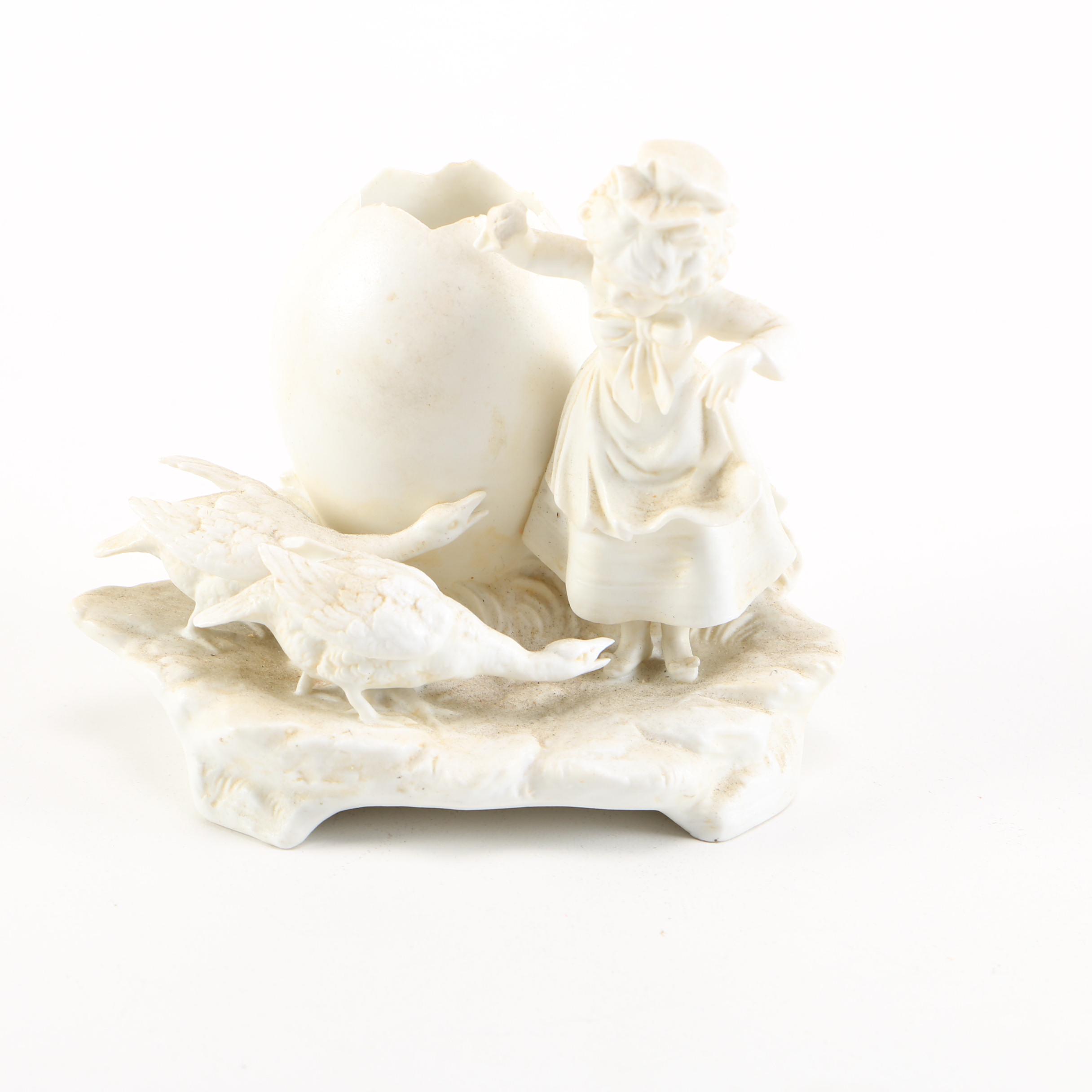 White Porcelain Figurines of Animals