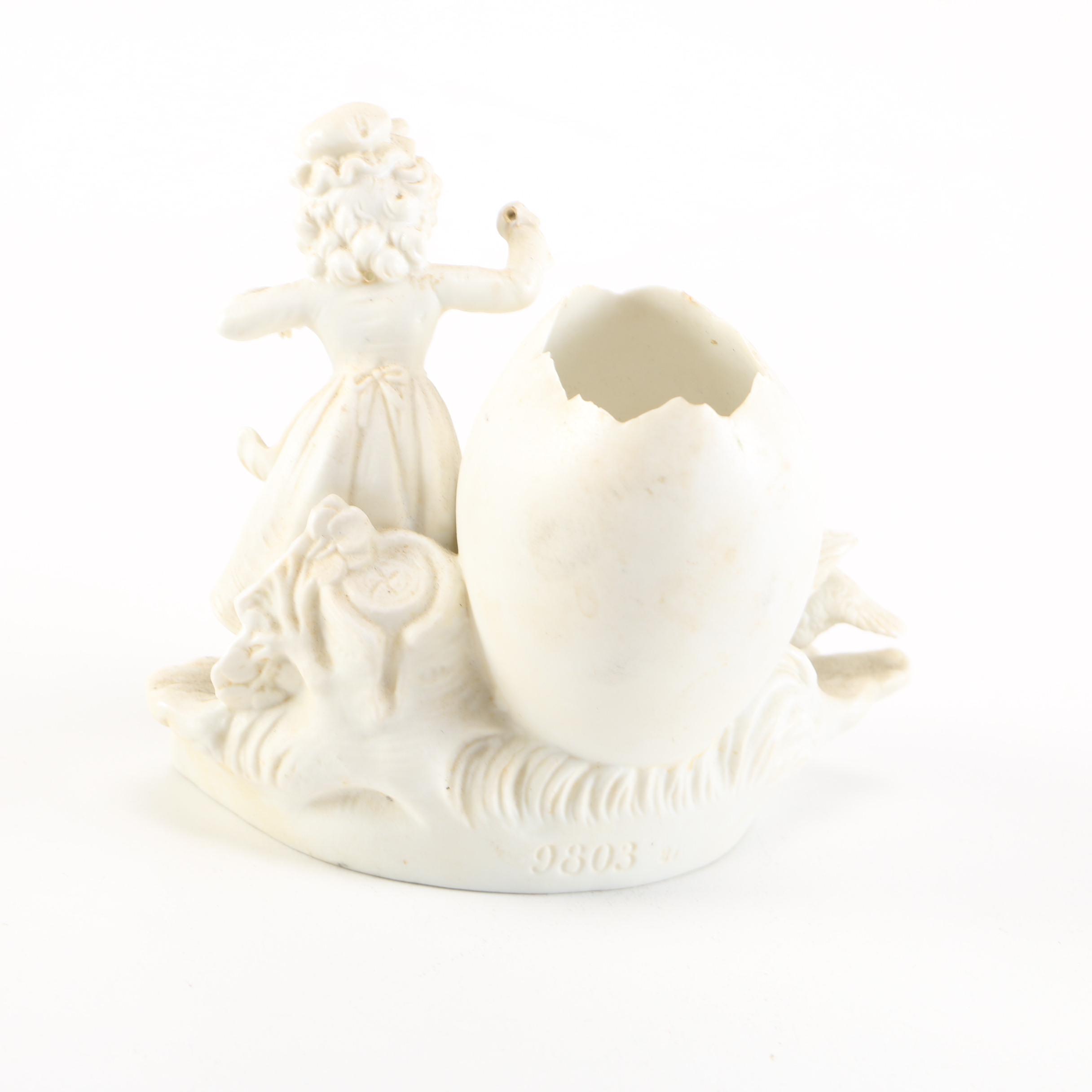 White Porcelain Figurines of Animals