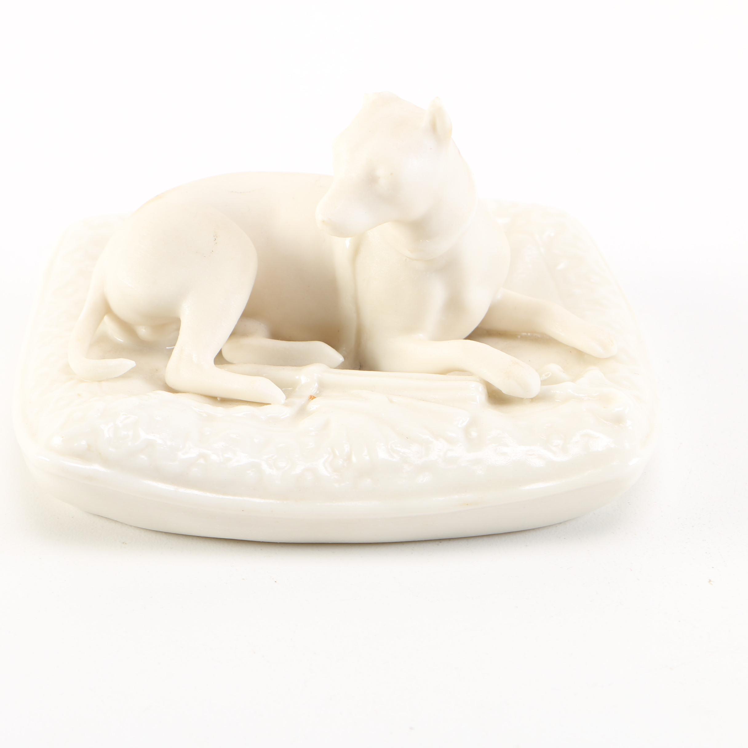 White Porcelain Figurines of Animals