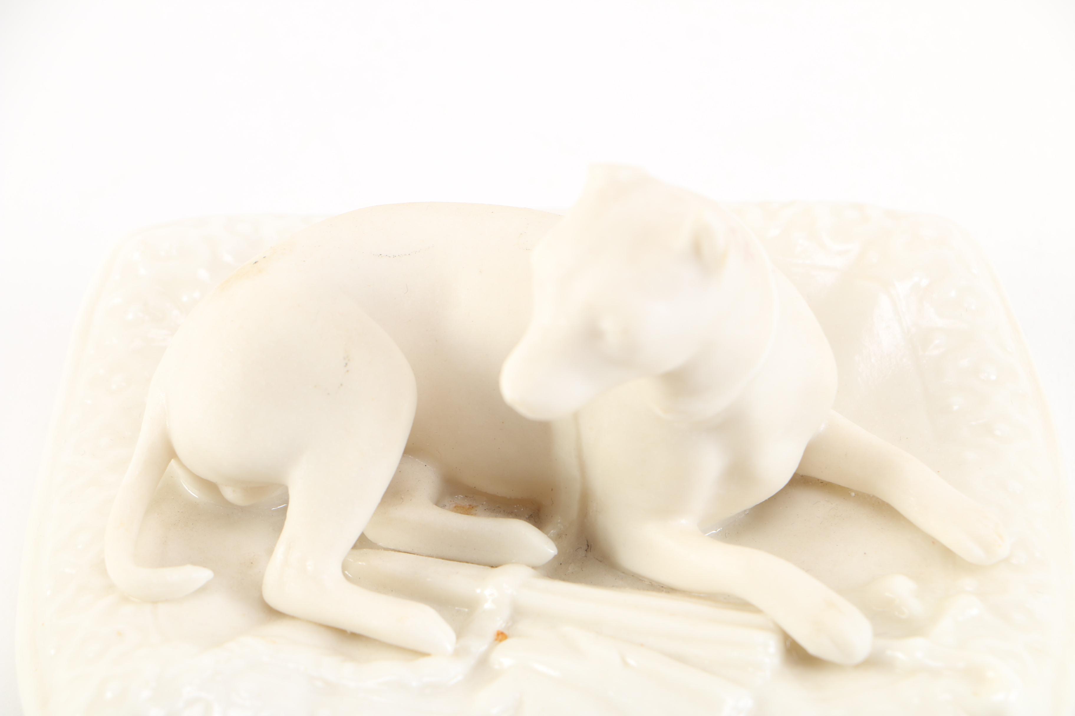 White Porcelain Figurines of Animals