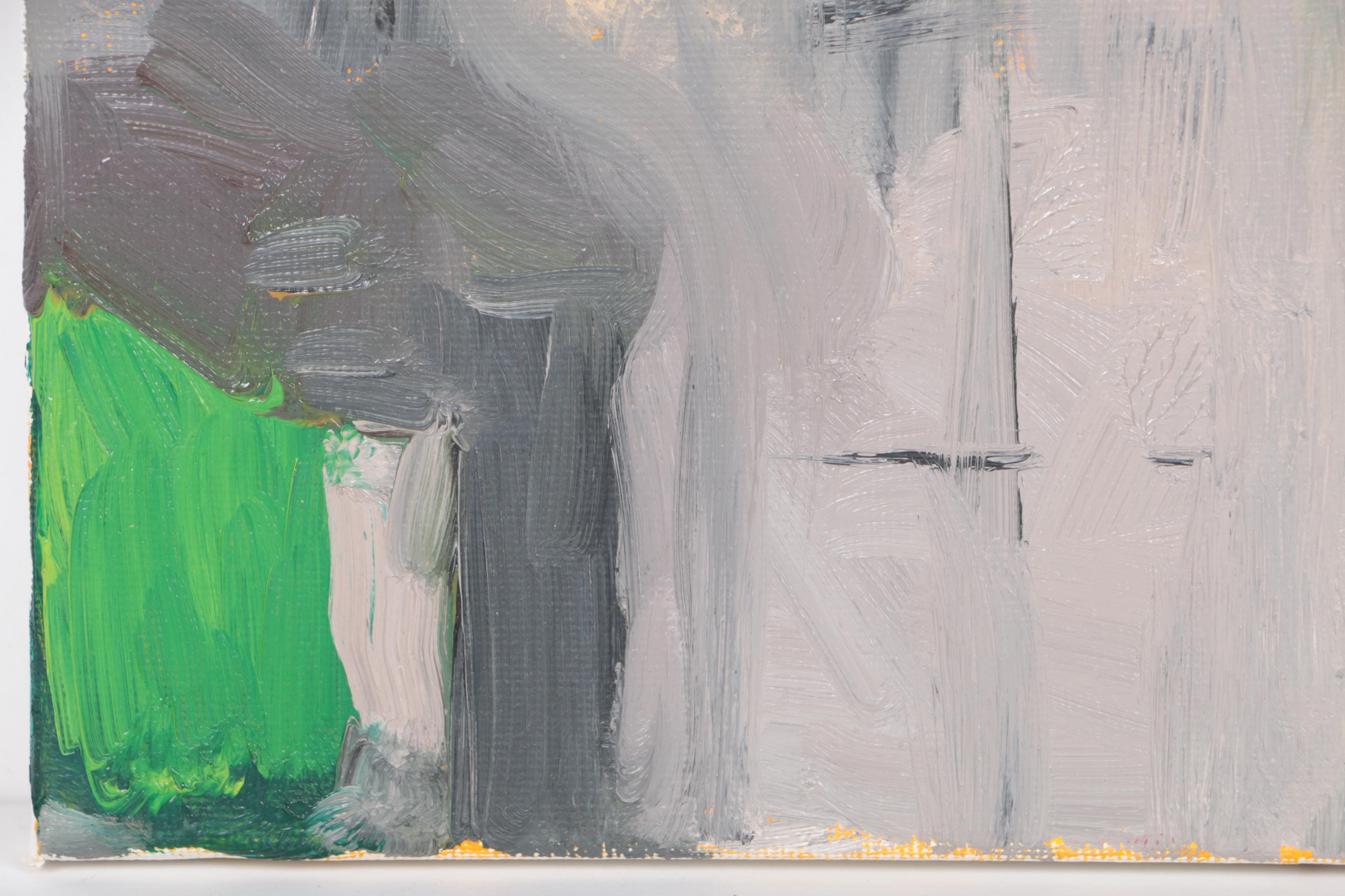 Murat Kaboulov Oil Painting on Canvas of a Woman in a Black Dress