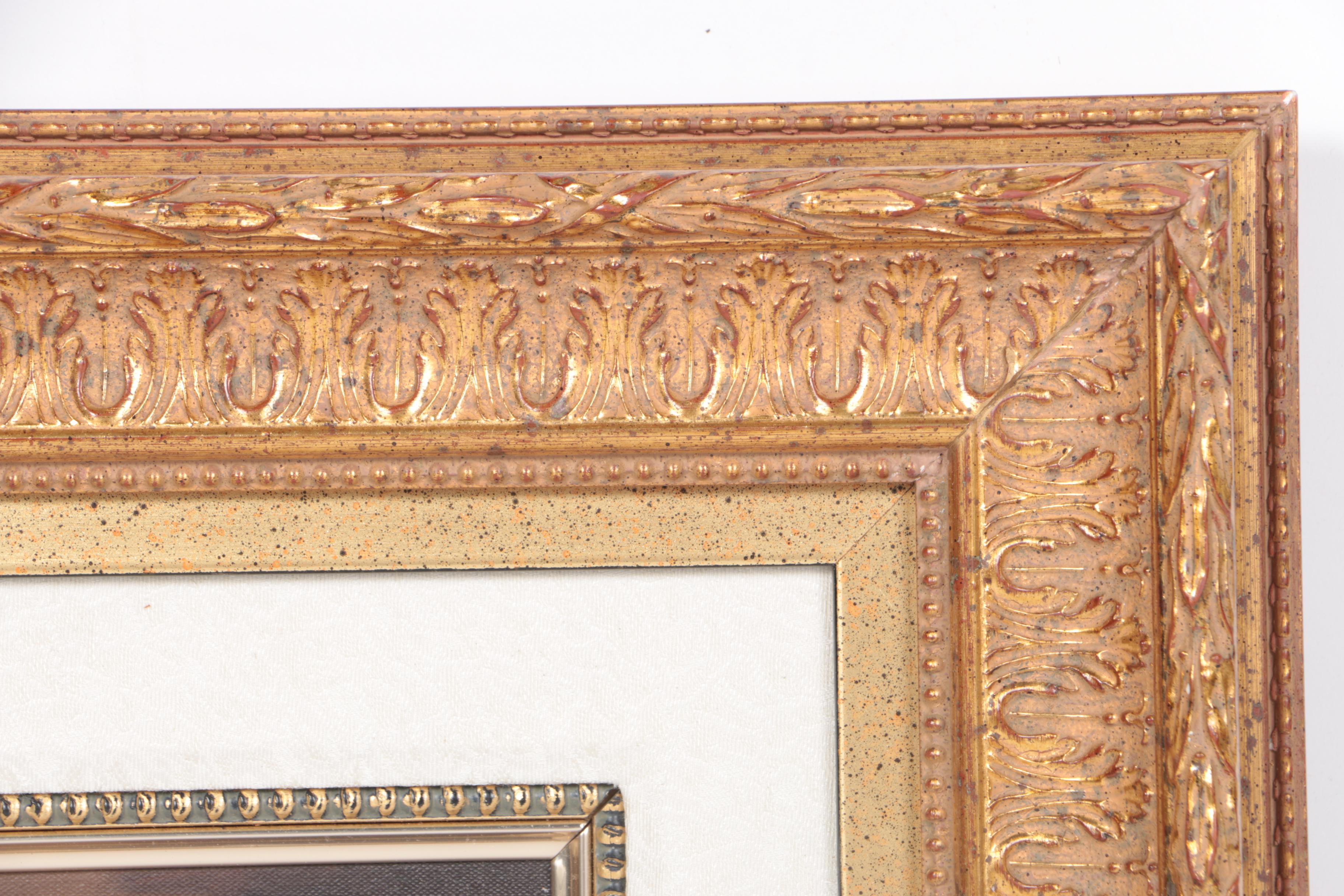 Jose Ripoll Oil on Canvas Still Life of Books