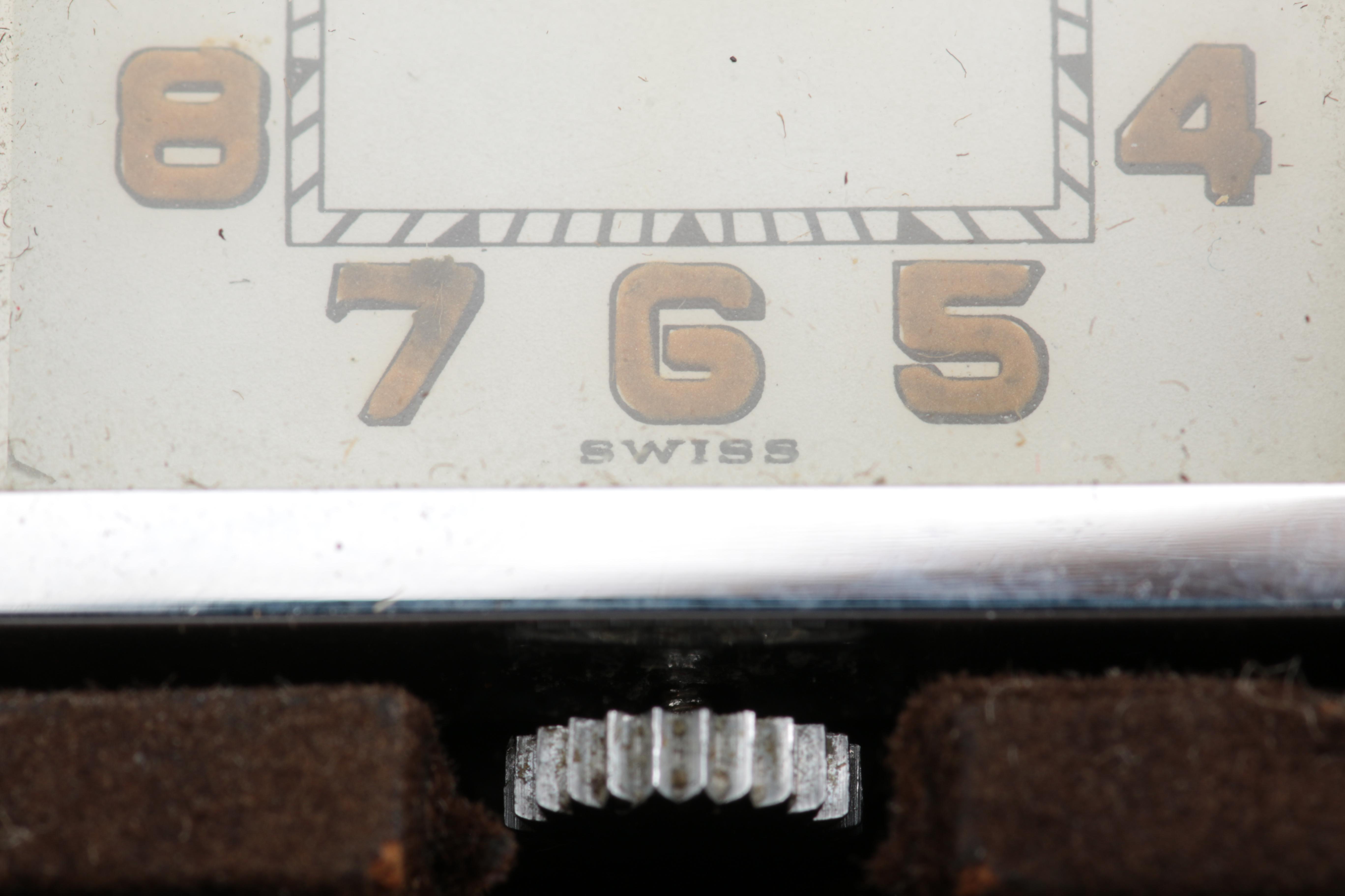 Vintage Cartier Leather-Bound Folding Desk Clock