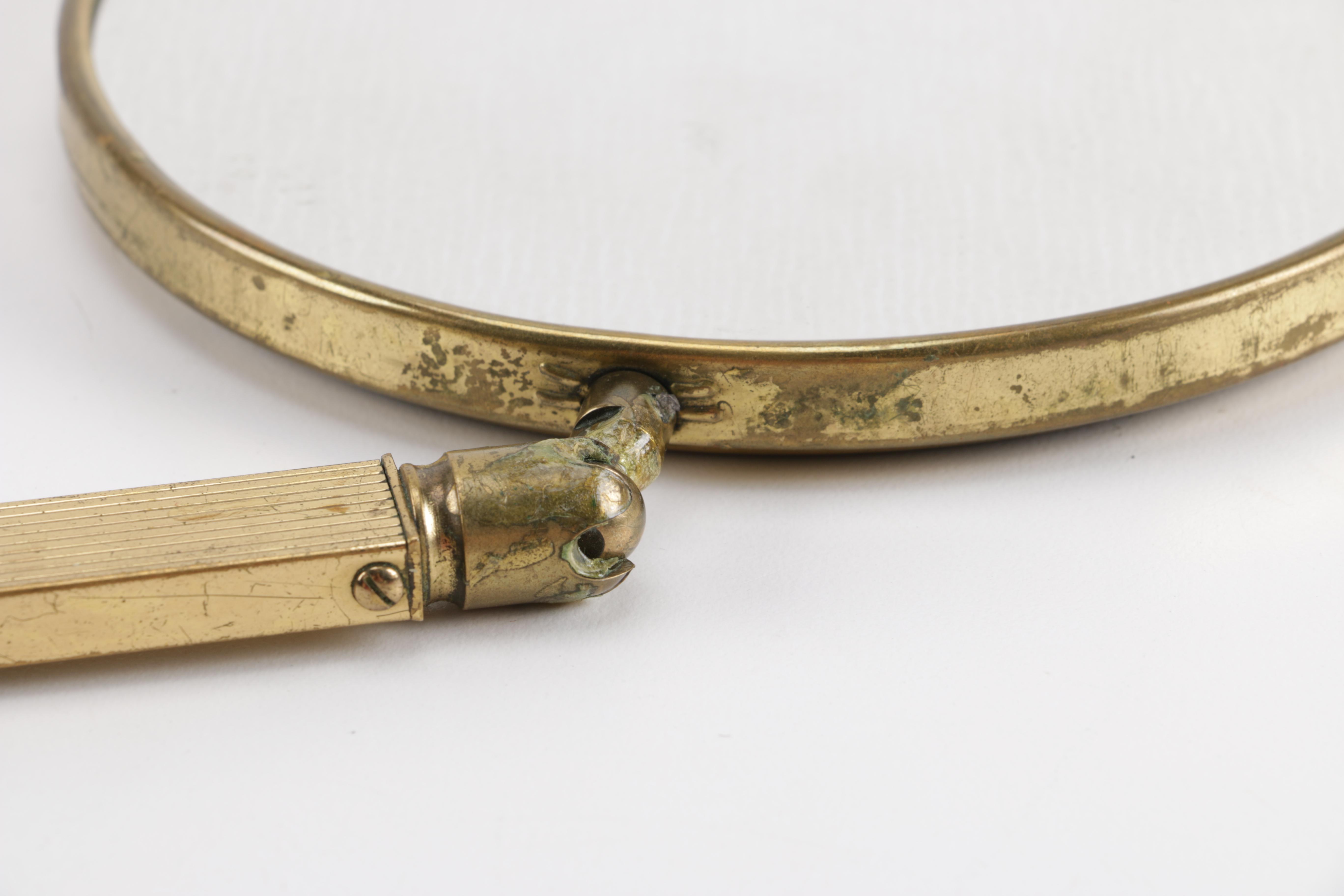 Brass Swivel Hand Mirrors