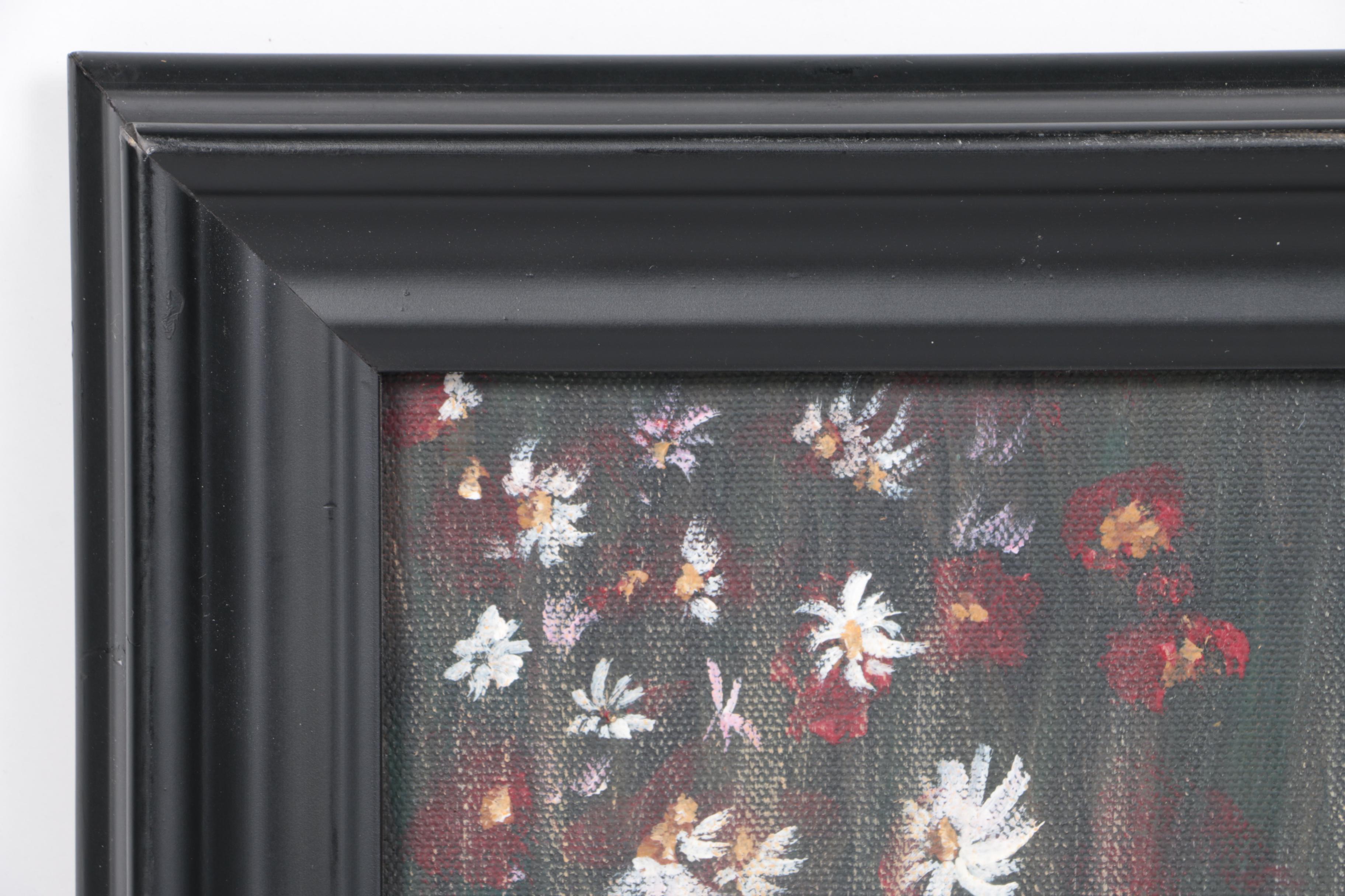 2011 Susan Shipley Oil Painting on Canvas "Poppies and Daises"