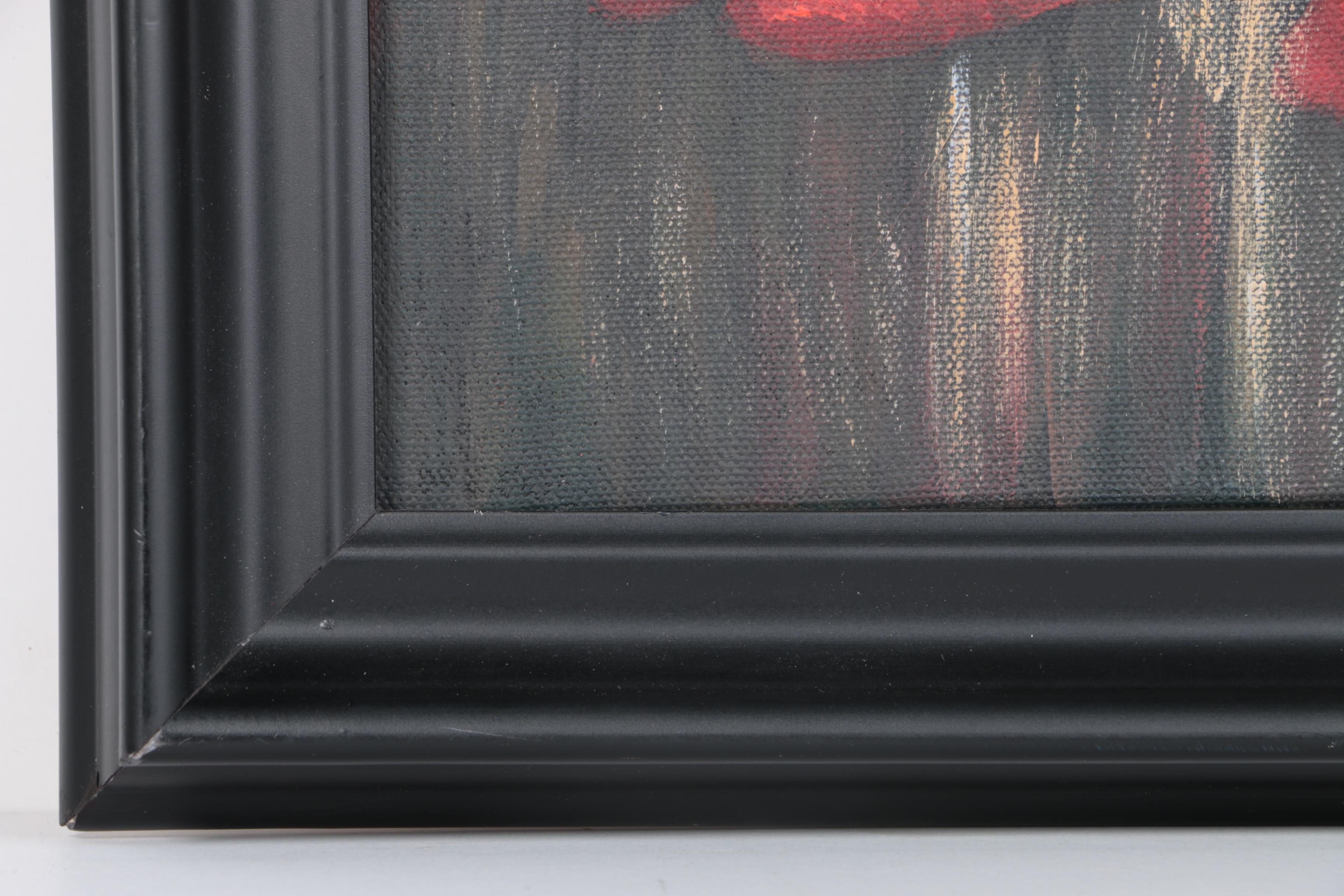 2011 Susan Shipley Oil Painting on Canvas "Poppies and Daises"