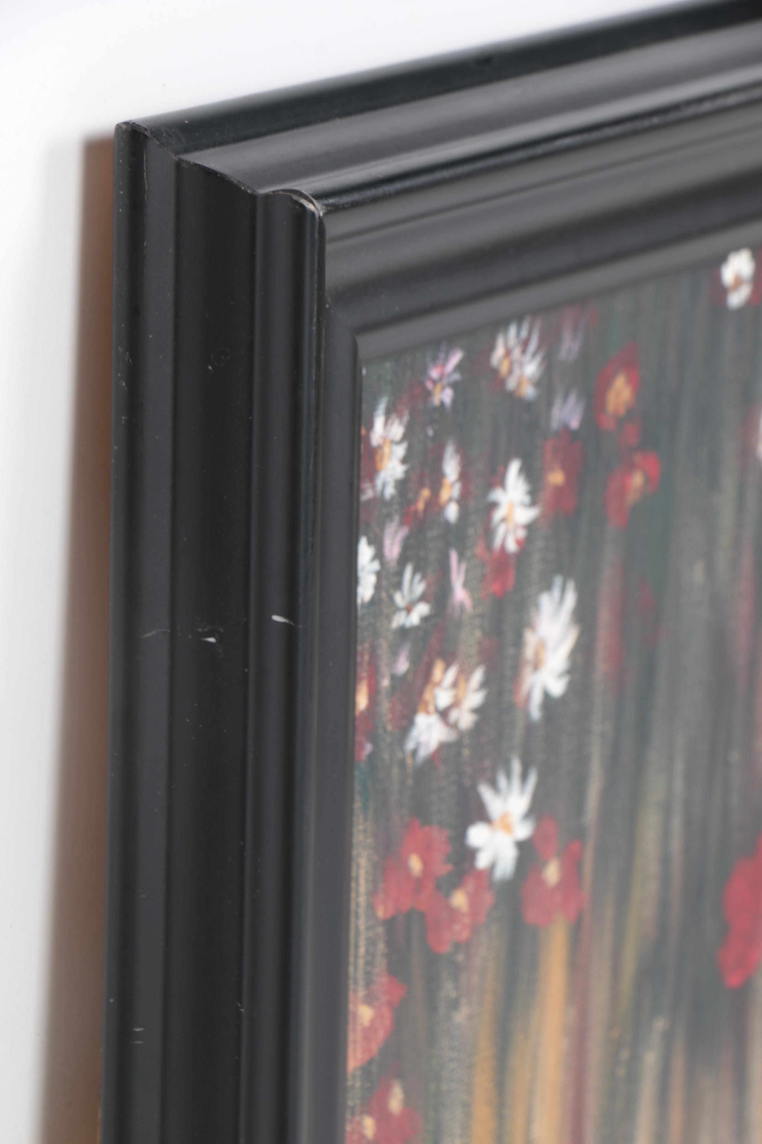 2011 Susan Shipley Oil Painting on Canvas "Poppies and Daises"