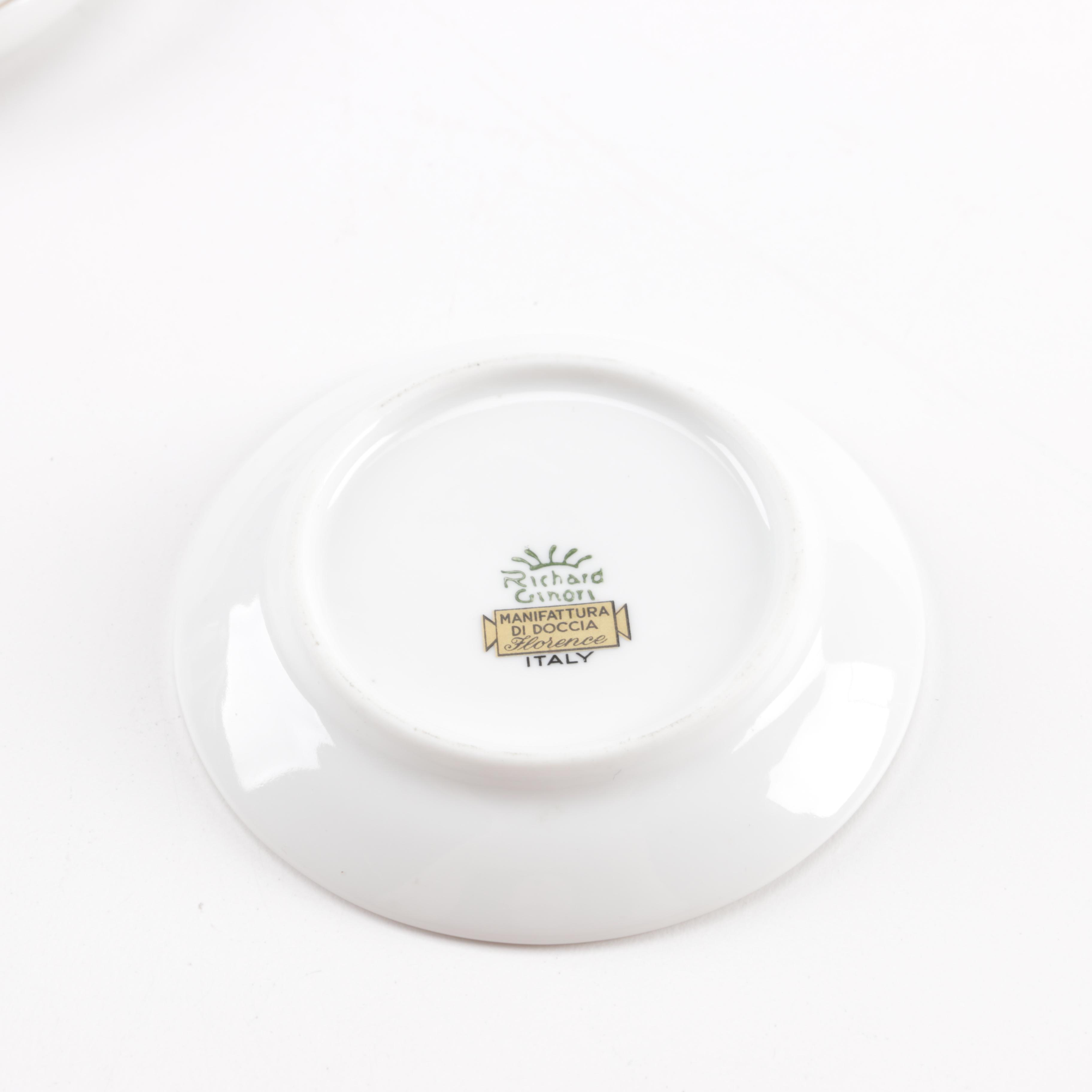 Richard Ginori "Florence" and B H Limoges Porcelain With Others