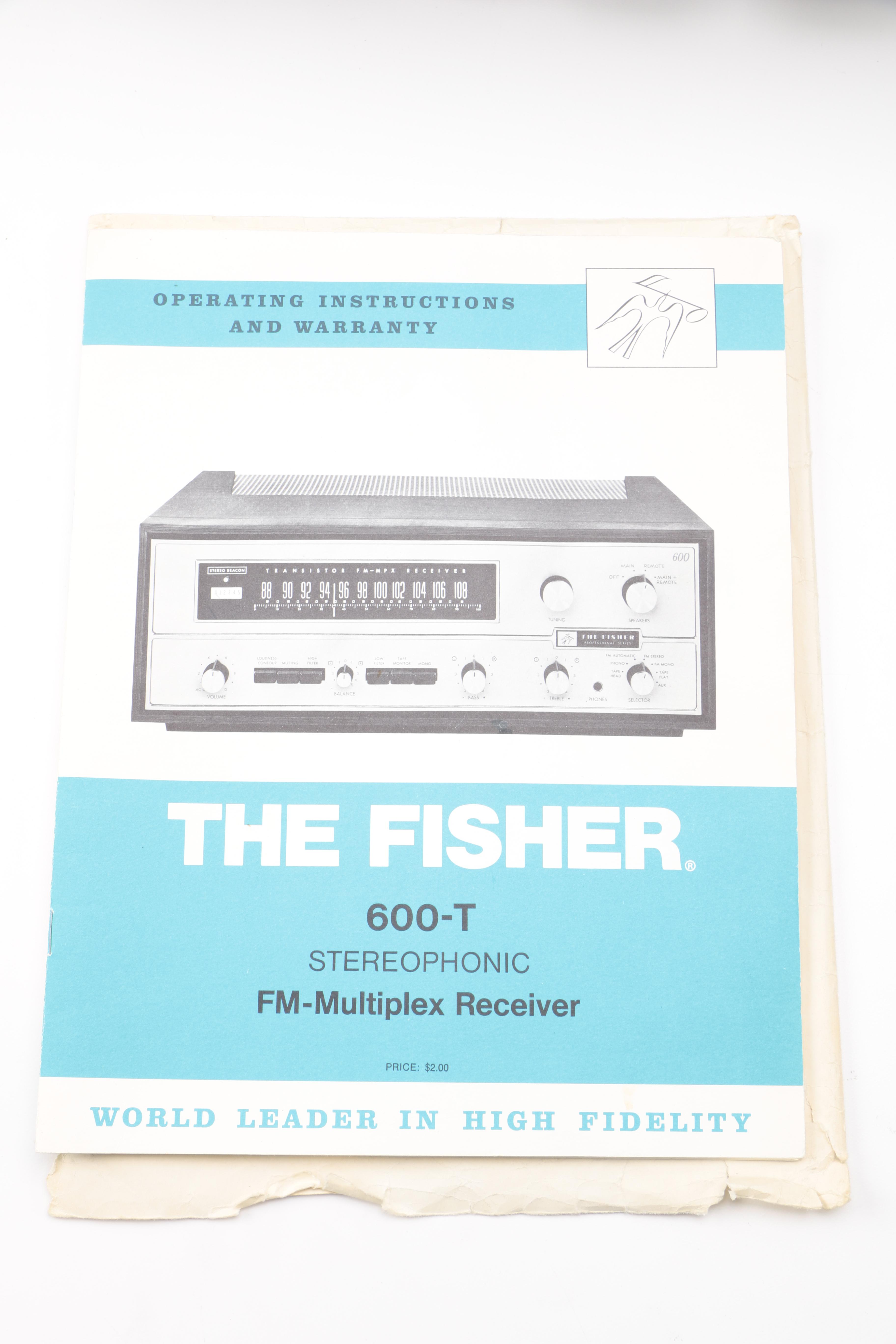 Fisher FM Receiver