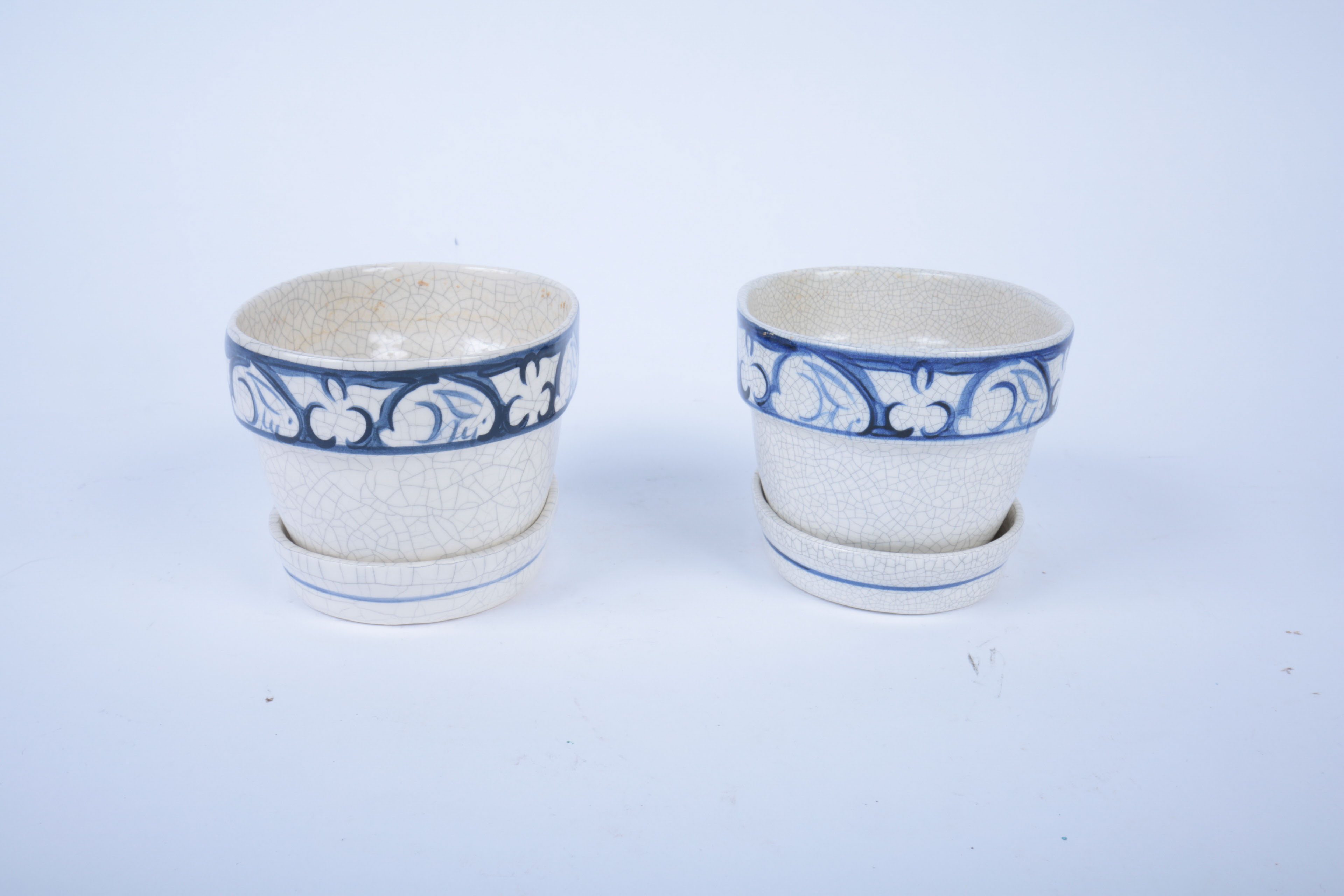 Collection of Hand-Painted Ceramics Featuring Deruta