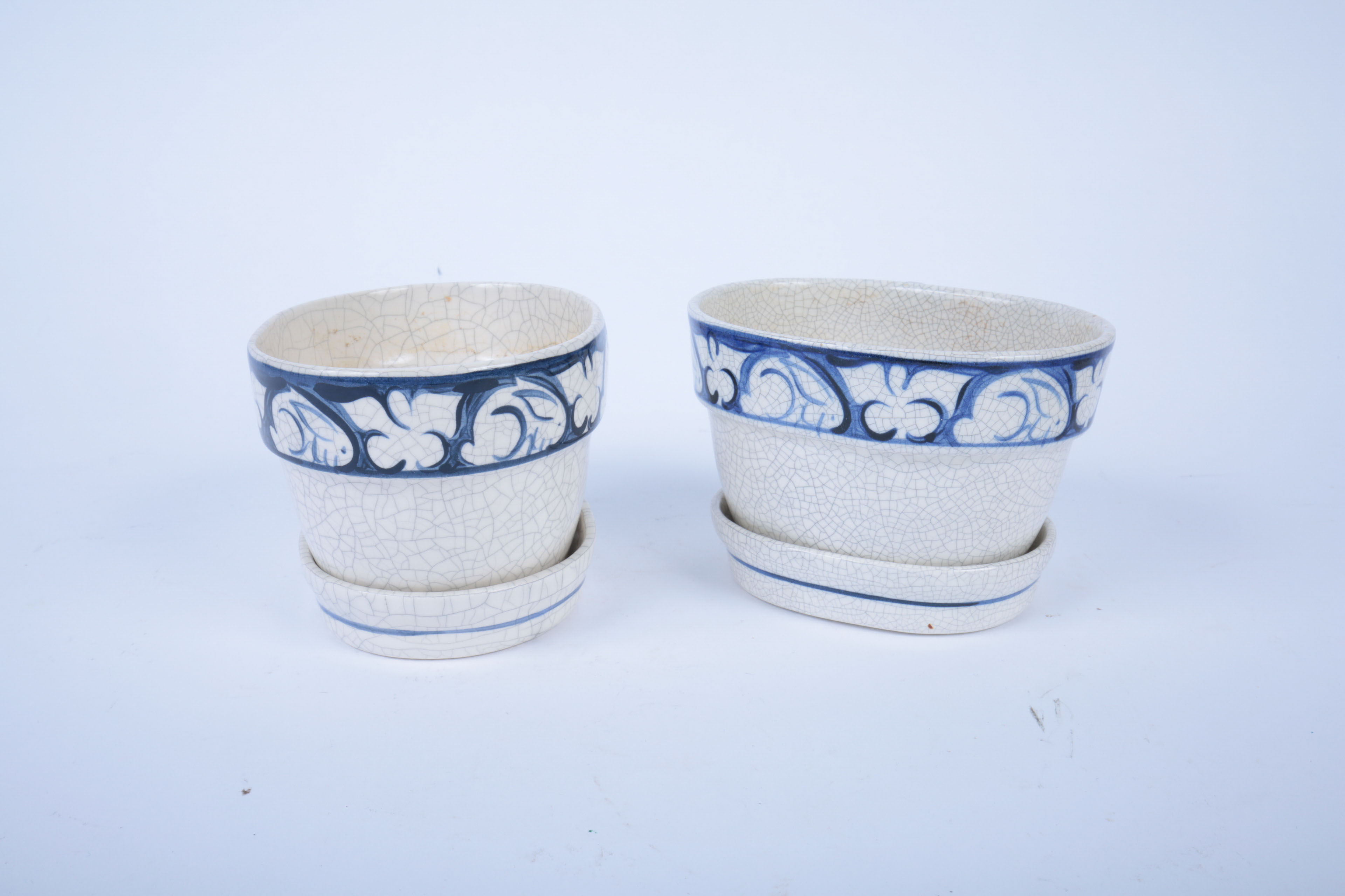 Collection of Hand-Painted Ceramics Featuring Deruta
