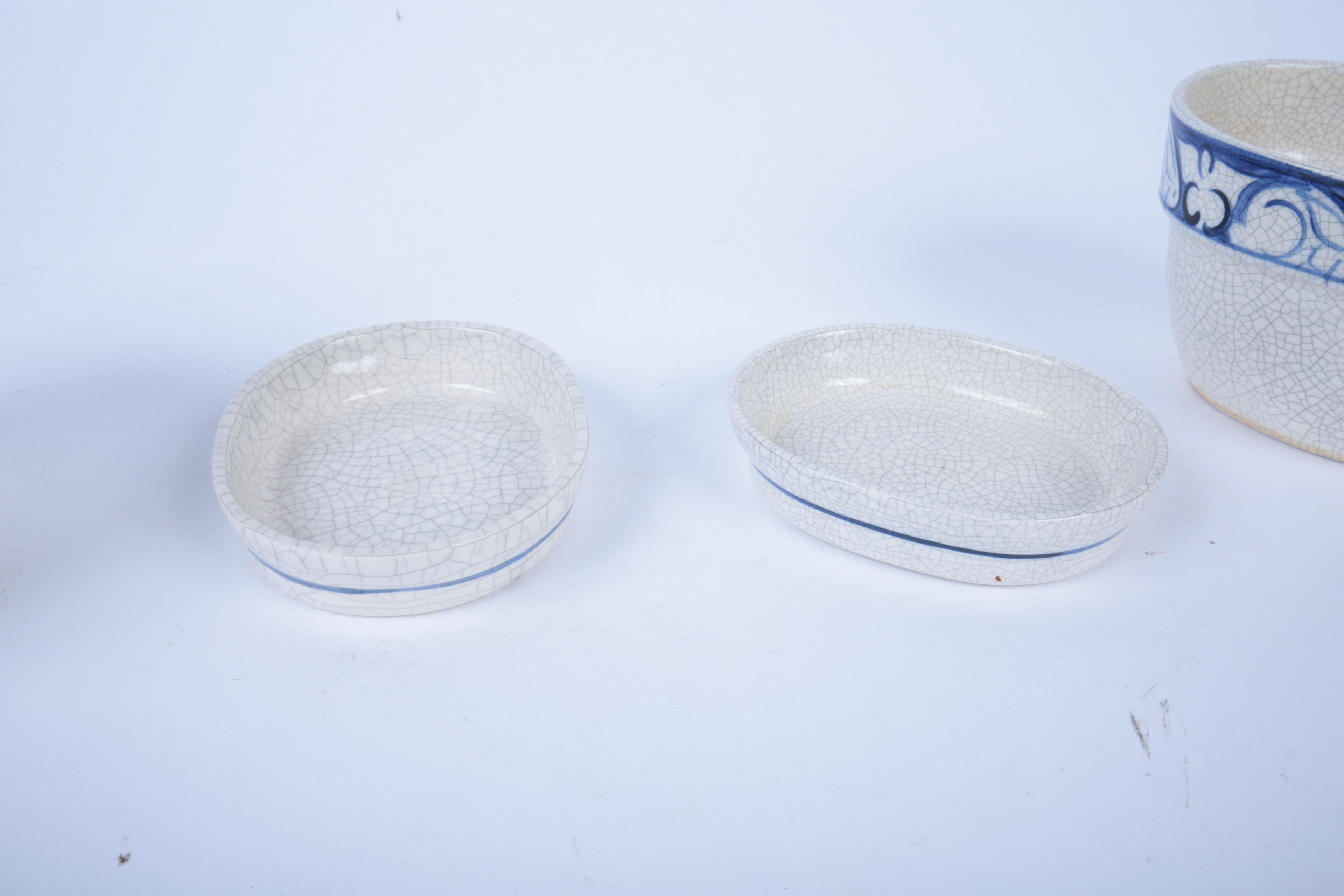 Collection of Hand-Painted Ceramics Featuring Deruta