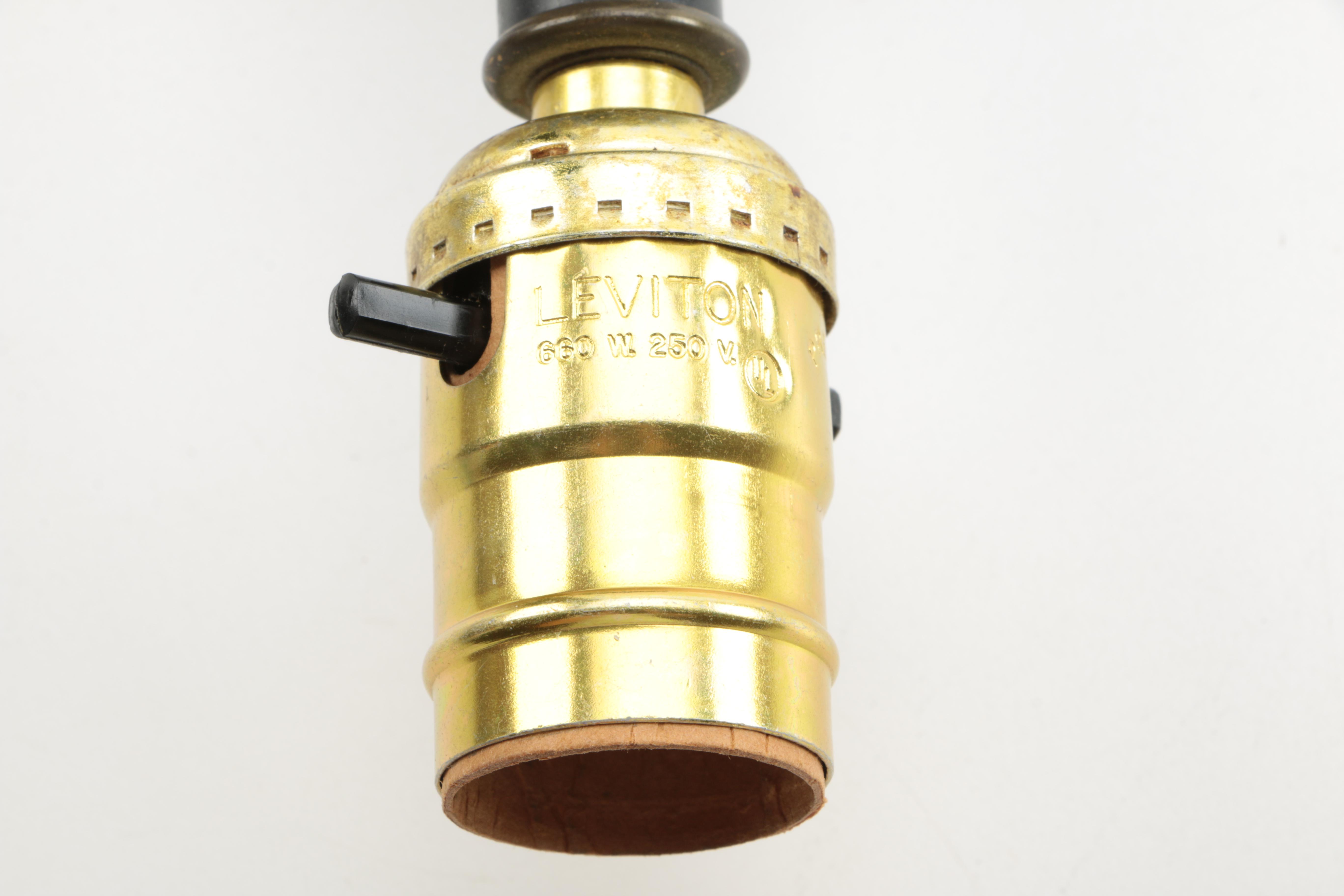 Blue and White Ginger Jar Table Lamp with Metal Stand