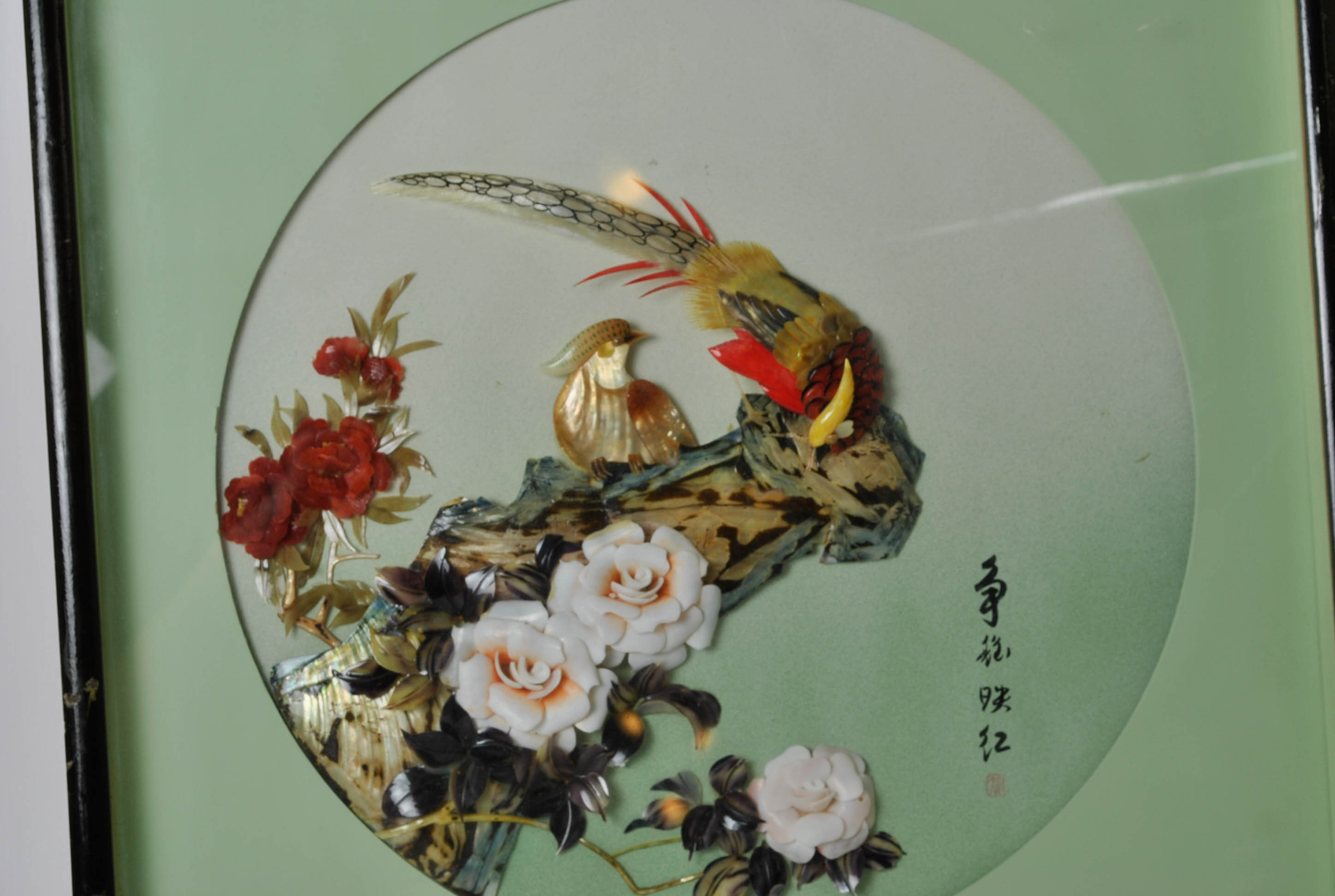 Vintage Chinese Dalian Shell Art