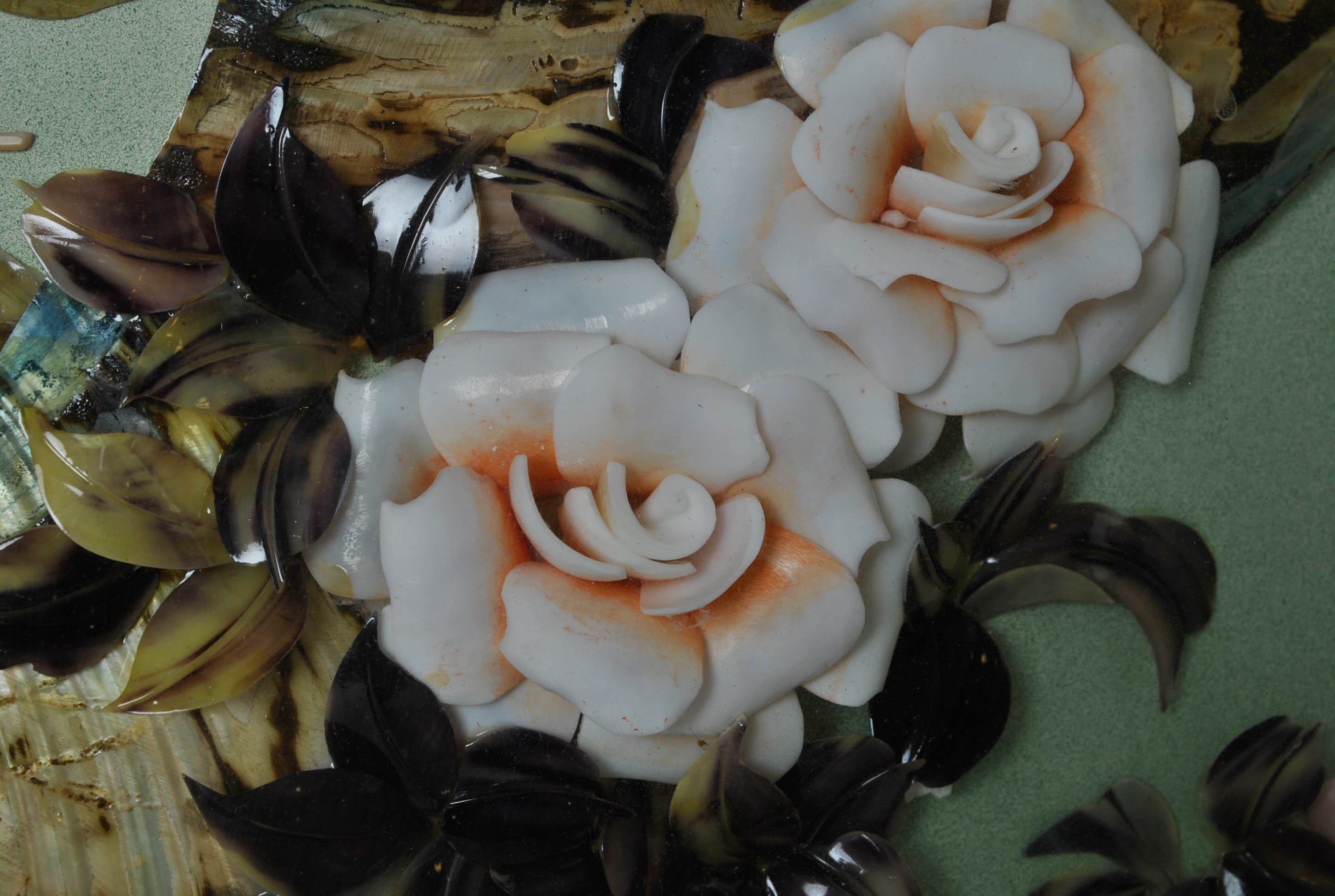 Vintage Chinese Dalian Shell Art