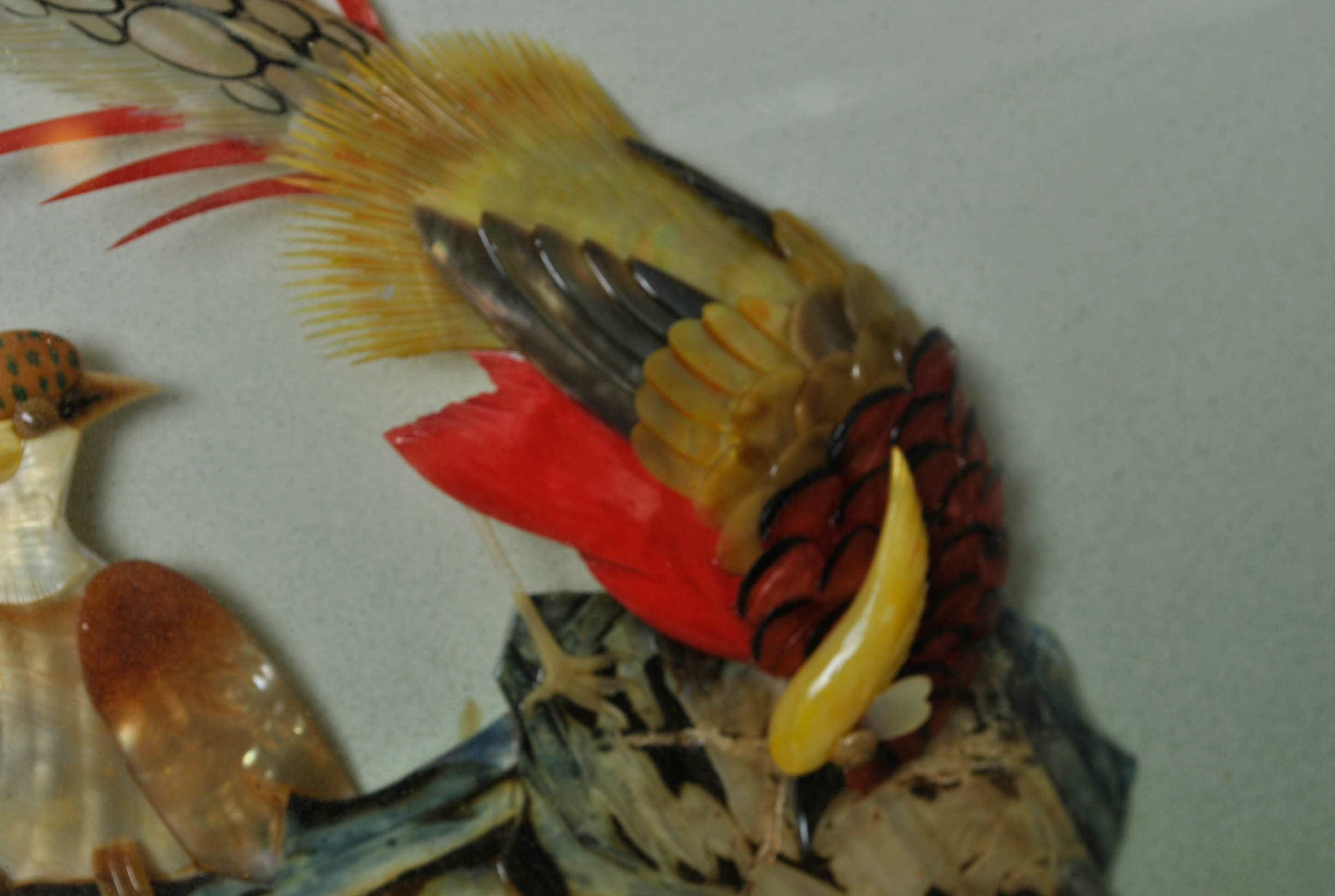 Vintage Chinese Dalian Shell Art