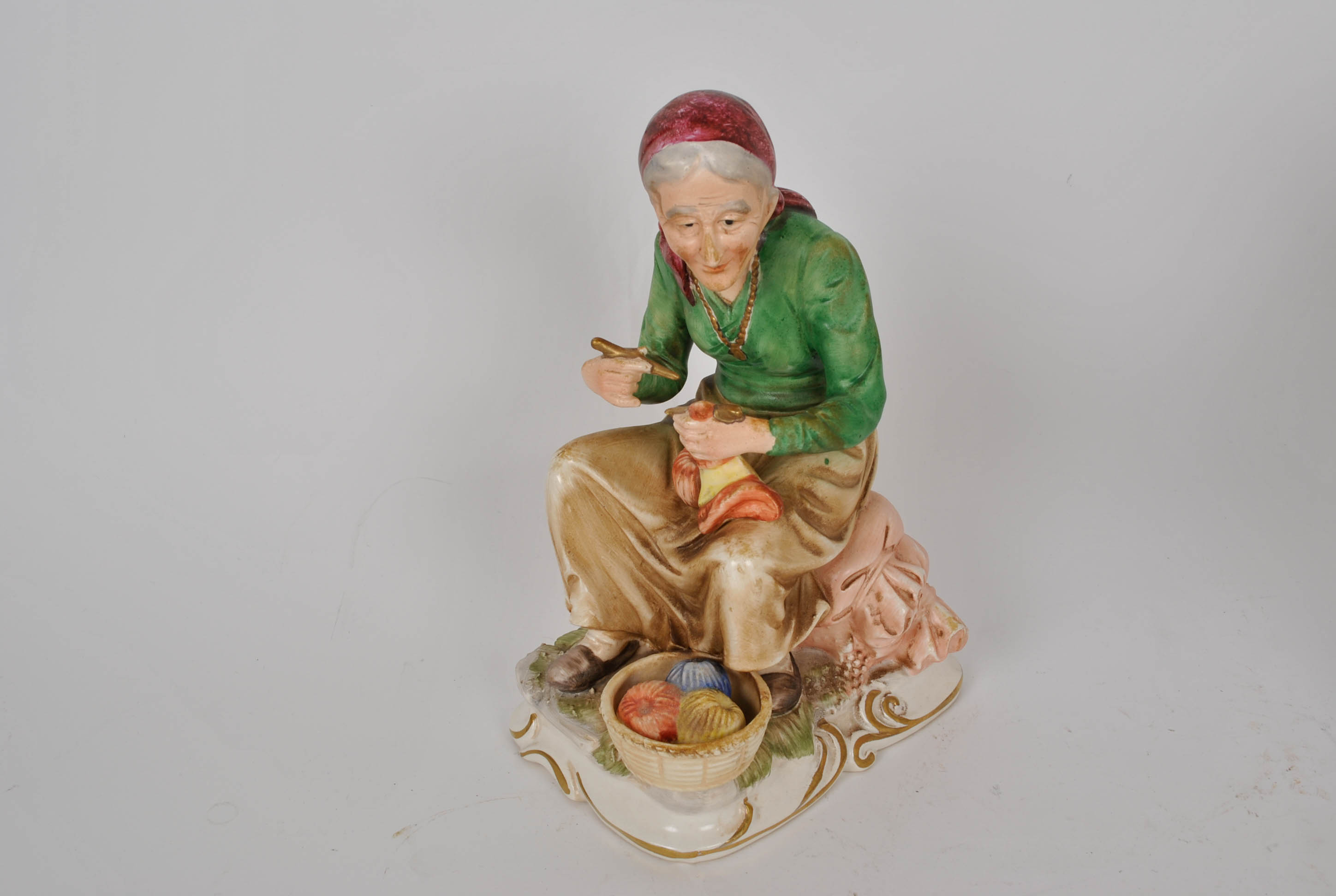 Pair of Vintage Blue Sky and United China Figurines