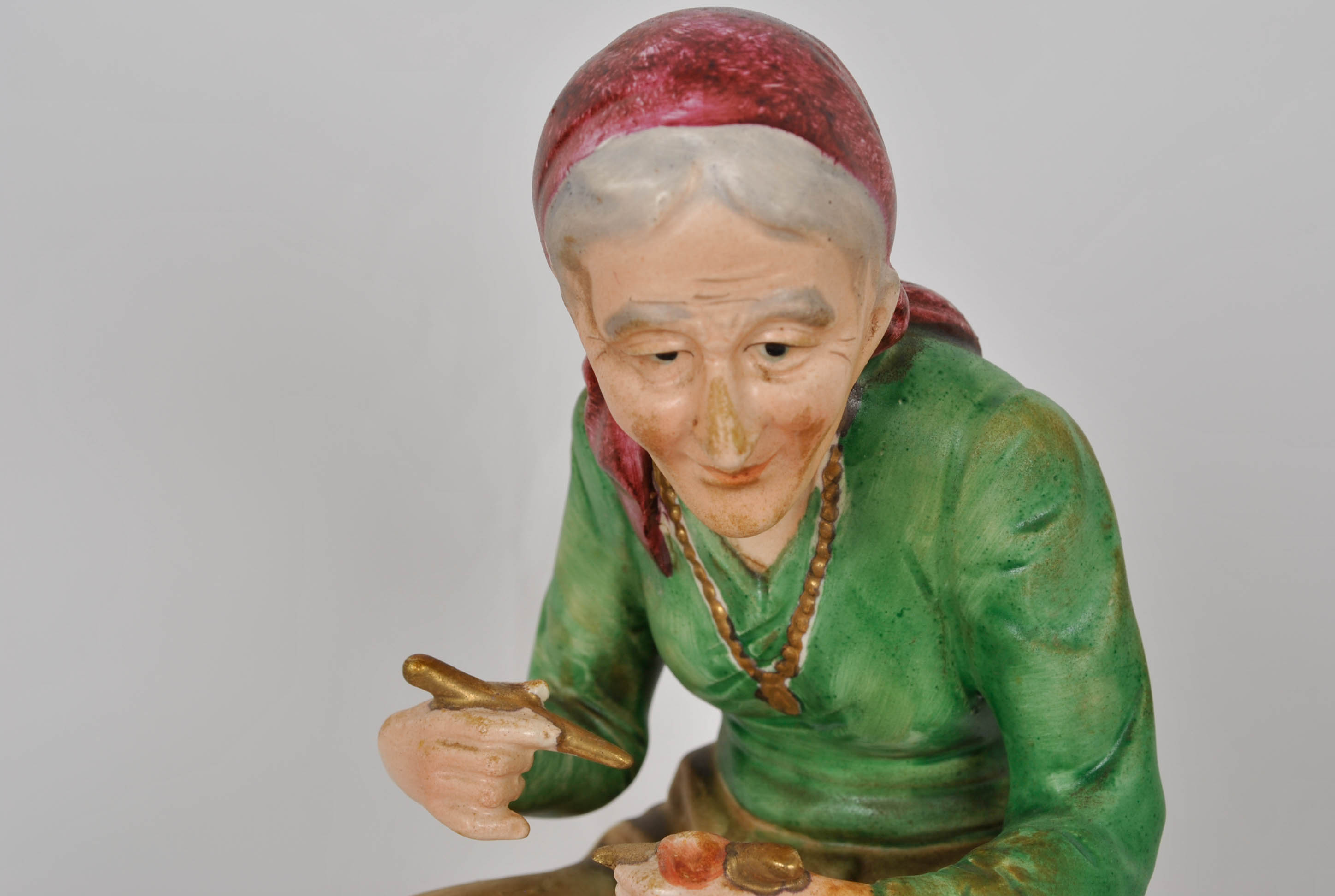 Pair of Vintage Blue Sky and United China Figurines