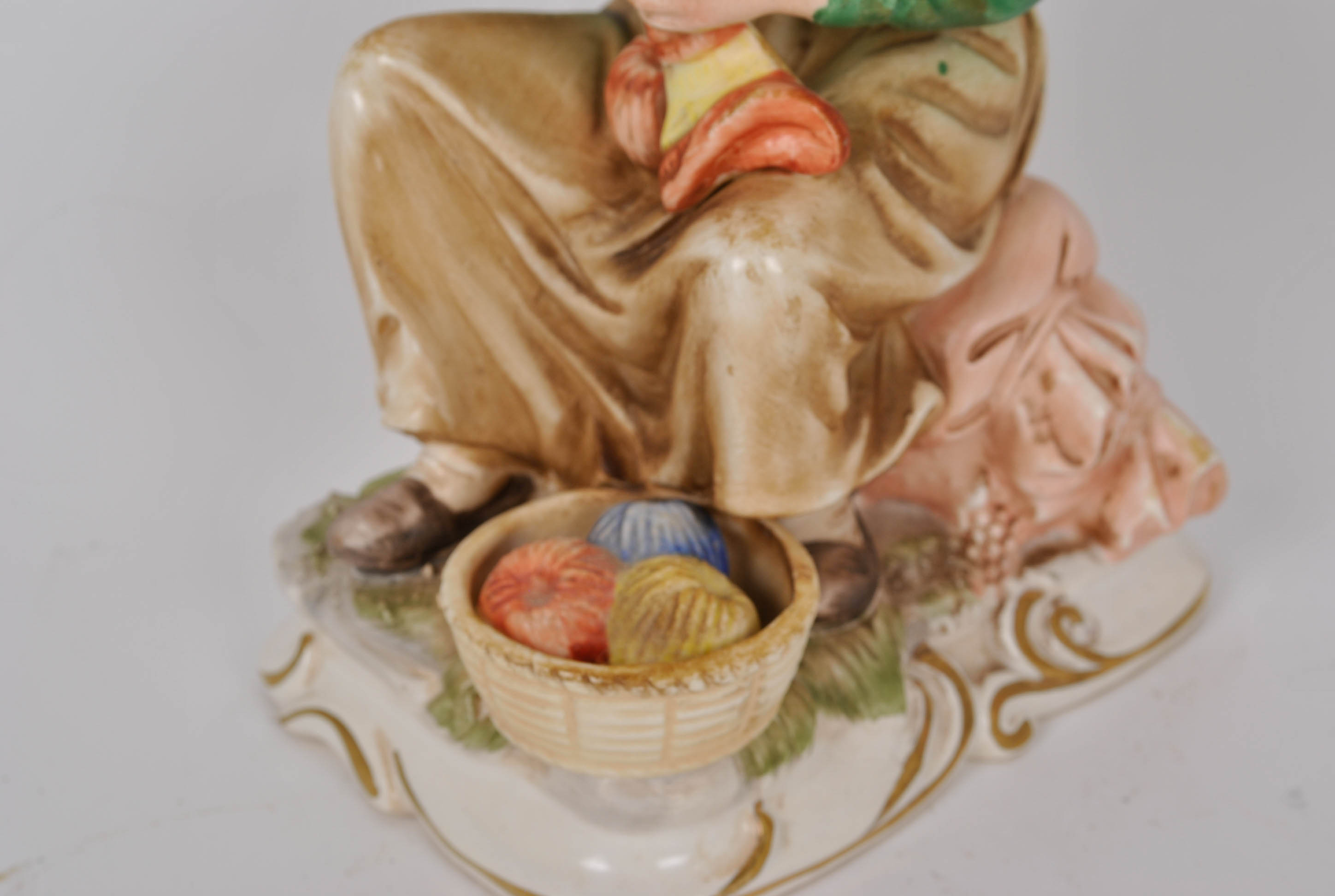 Pair of Vintage Blue Sky and United China Figurines