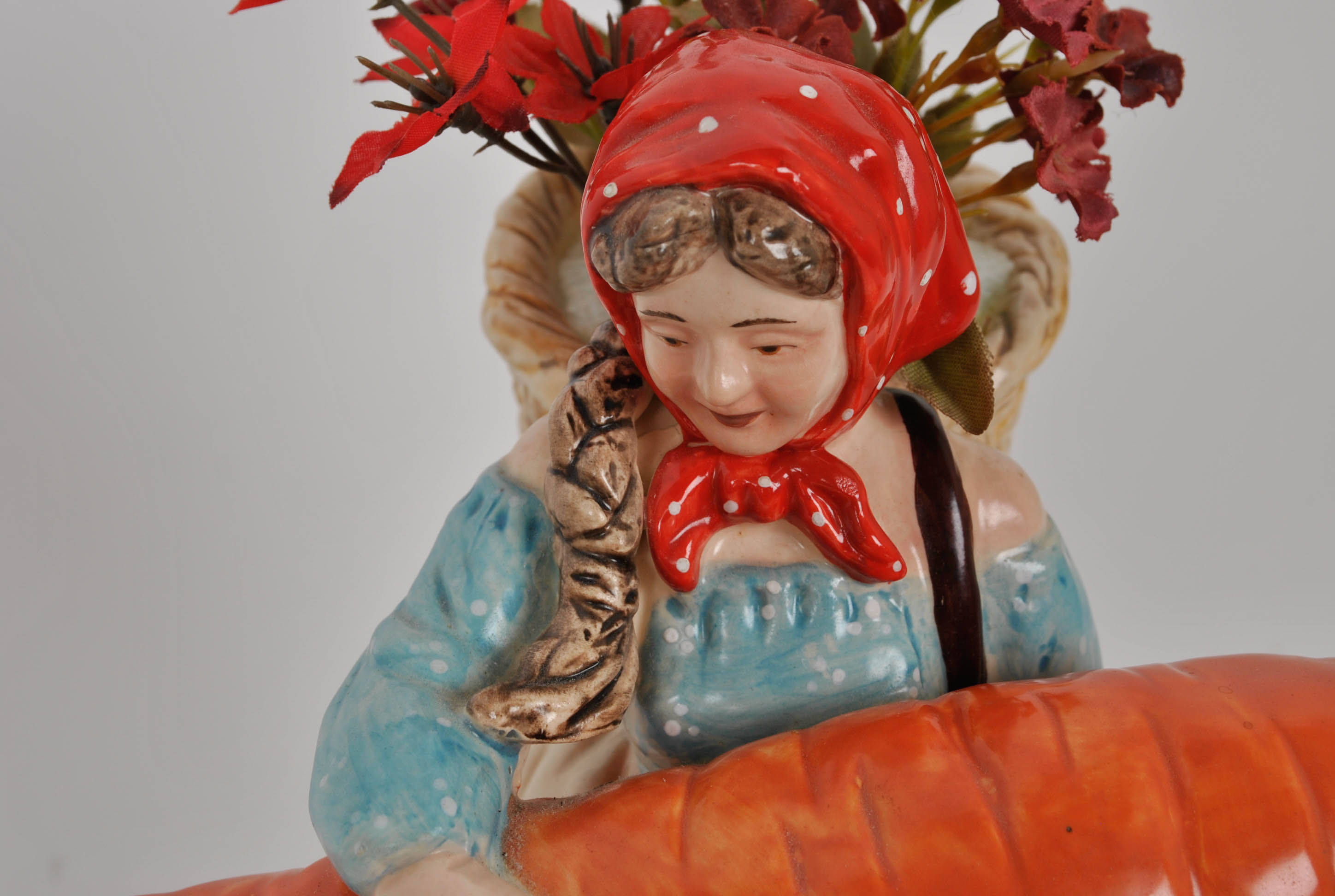 Pair of Vintage Blue Sky and United China Figurines