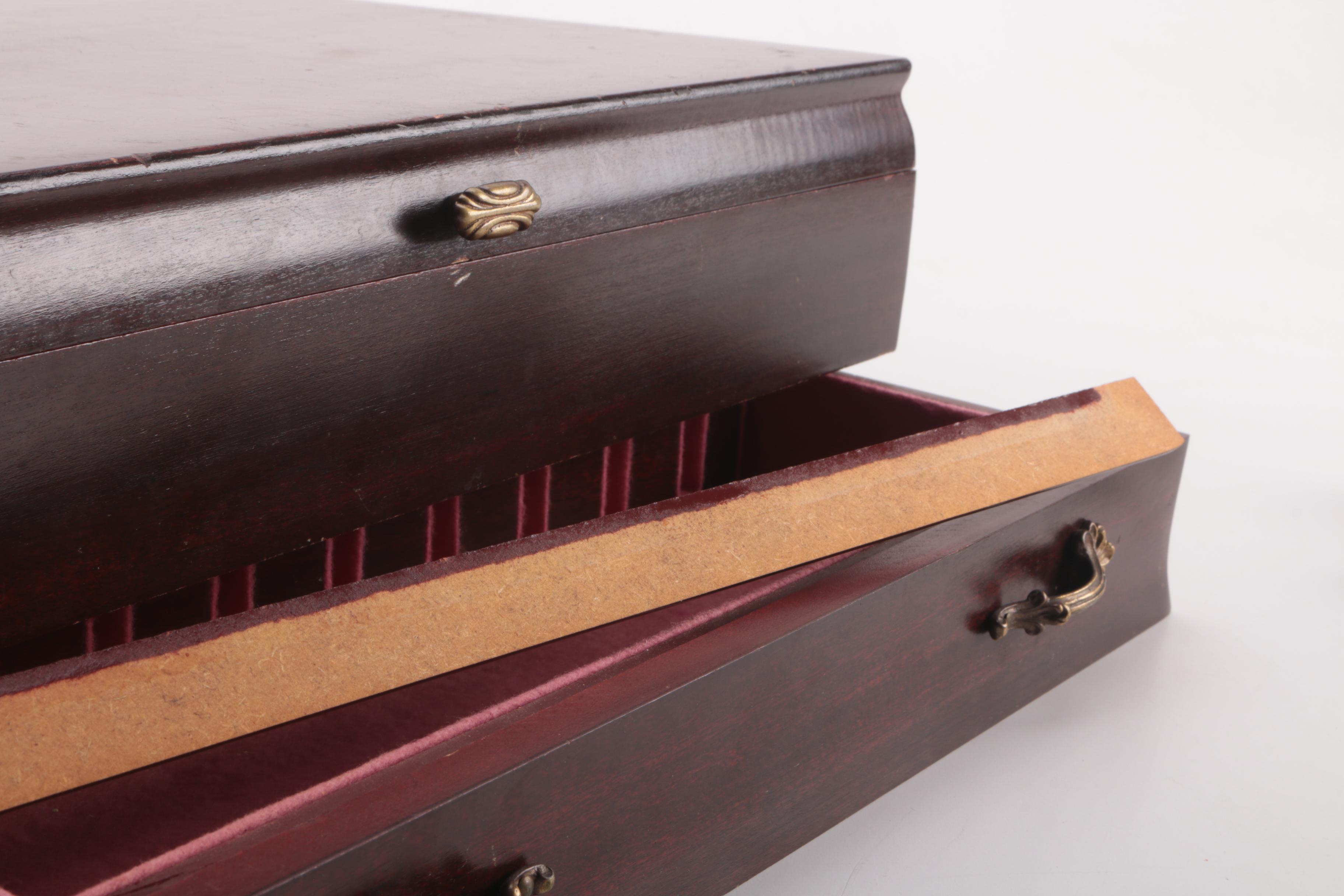 German 800 Silver Flatware Set Marked for Retailer H. Meyen & Co