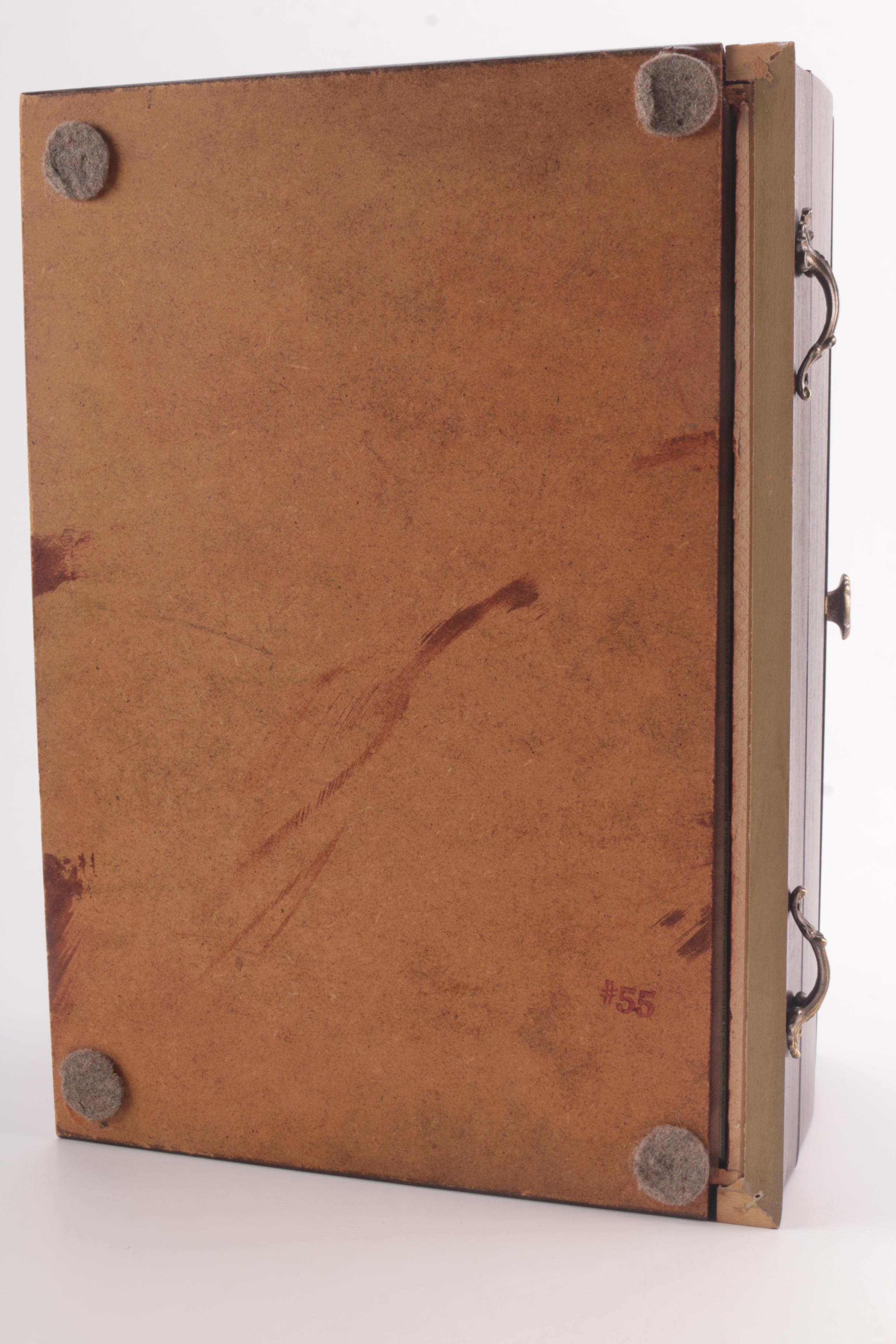 German 800 Silver Flatware Set Marked for Retailer H. Meyen & Co