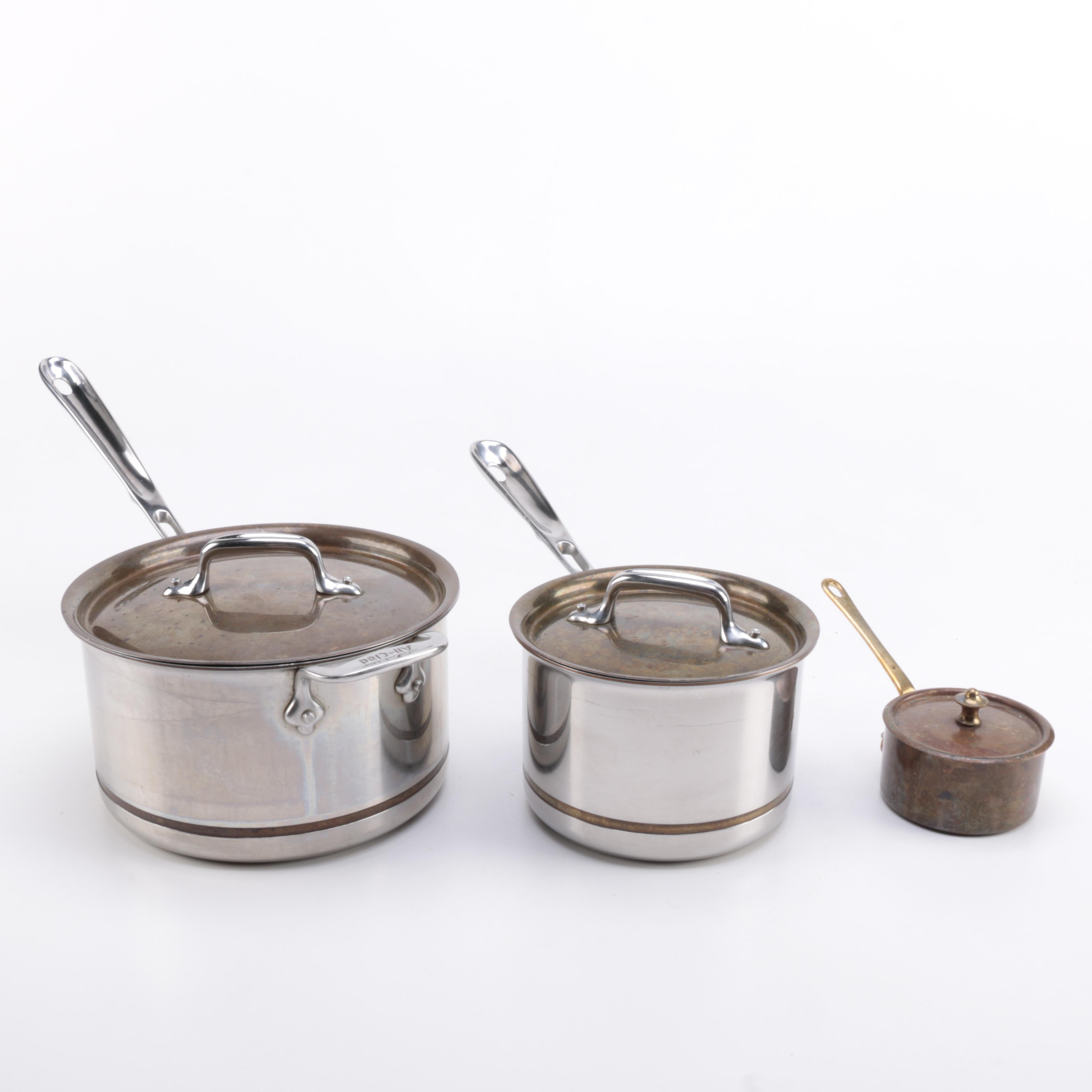 Steel Cooking Pots Featuring All-Clad