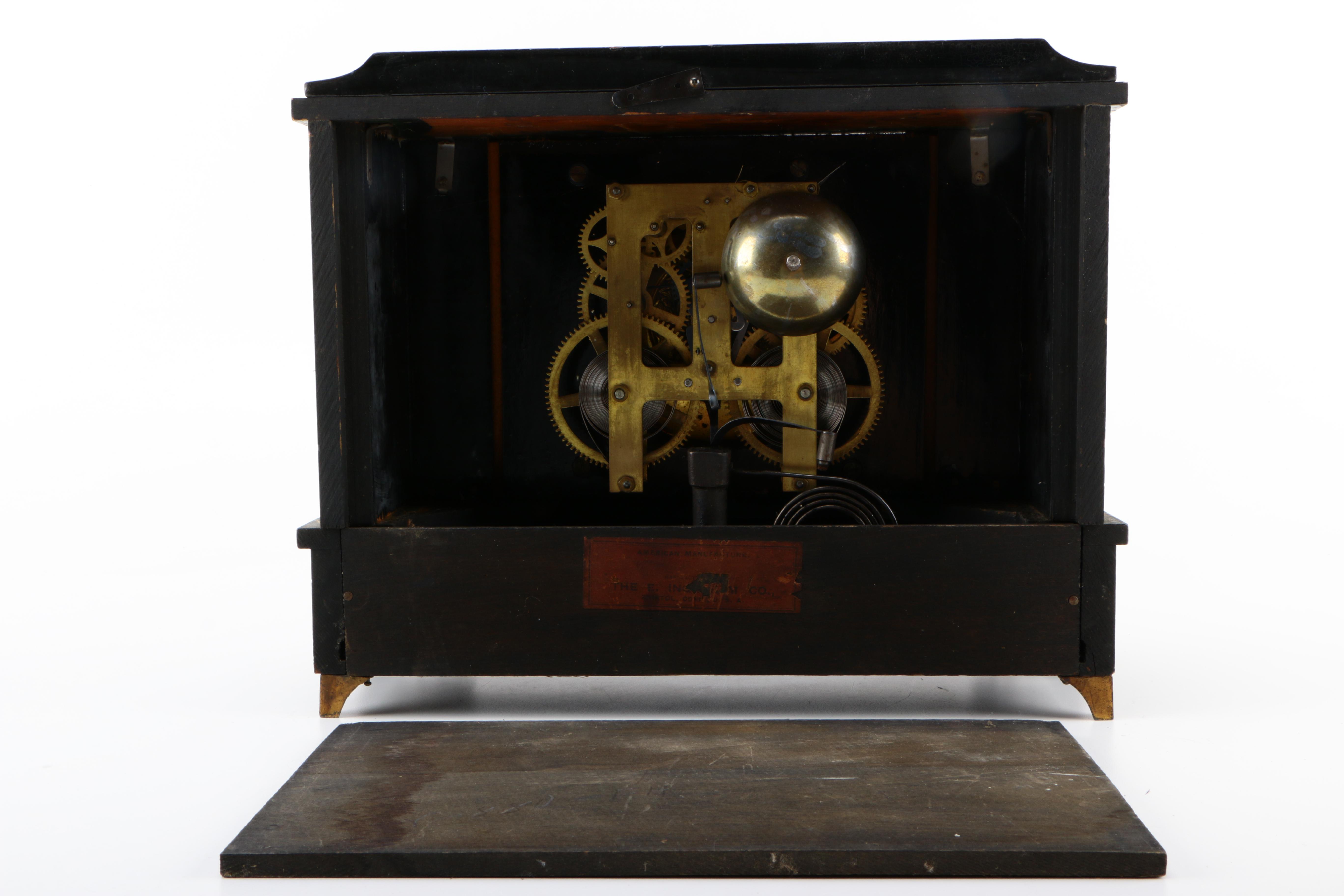 Antique Chiming Mantel Clock by E. Ingraham Co.