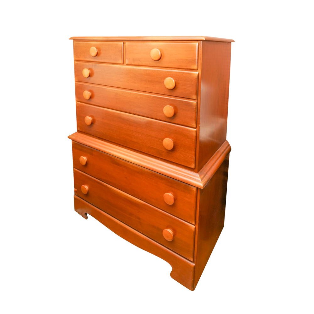 Maple and Birch Chest of Drawers by Colchester Group