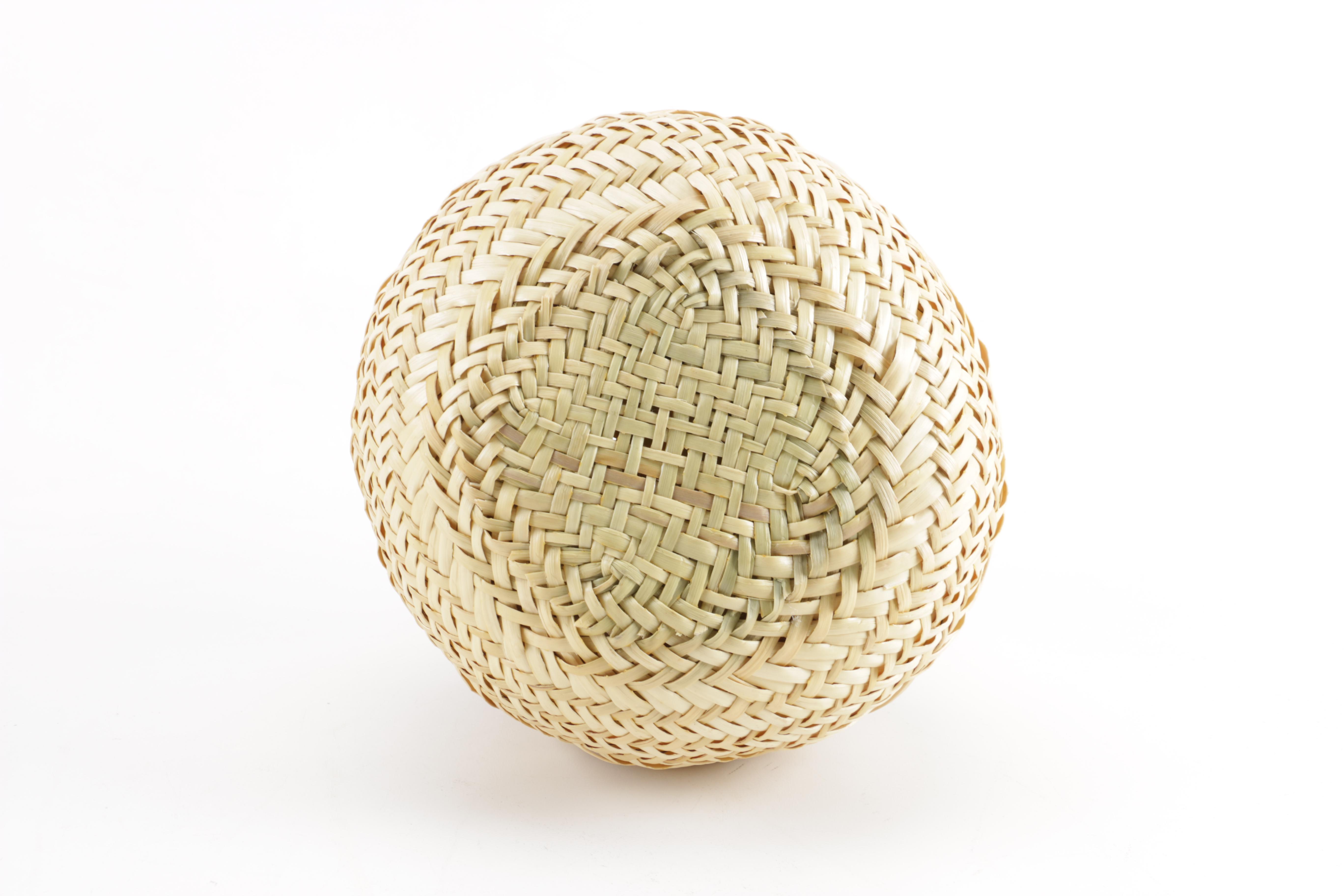 Handwoven Straw Basket