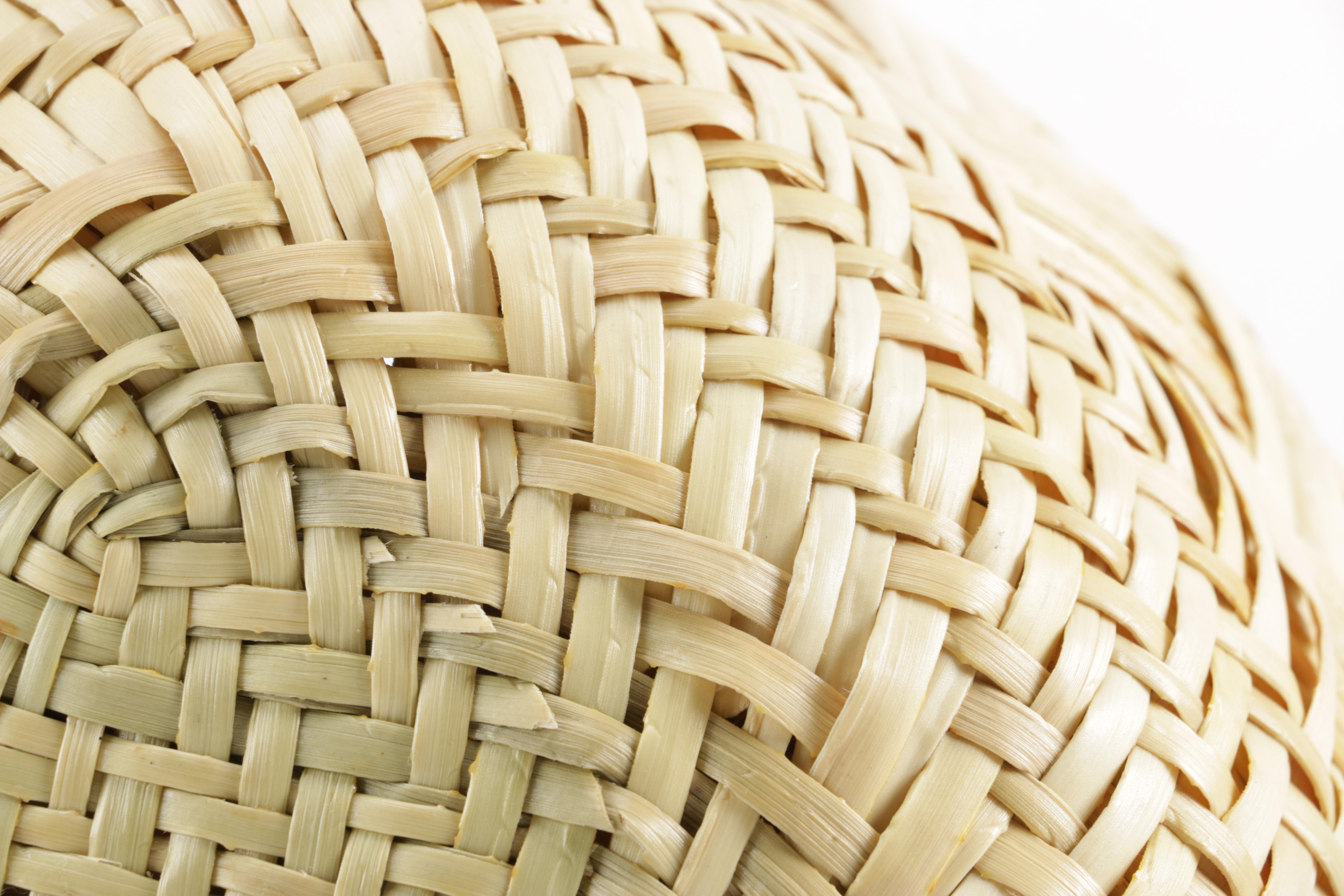 Handwoven Straw Basket