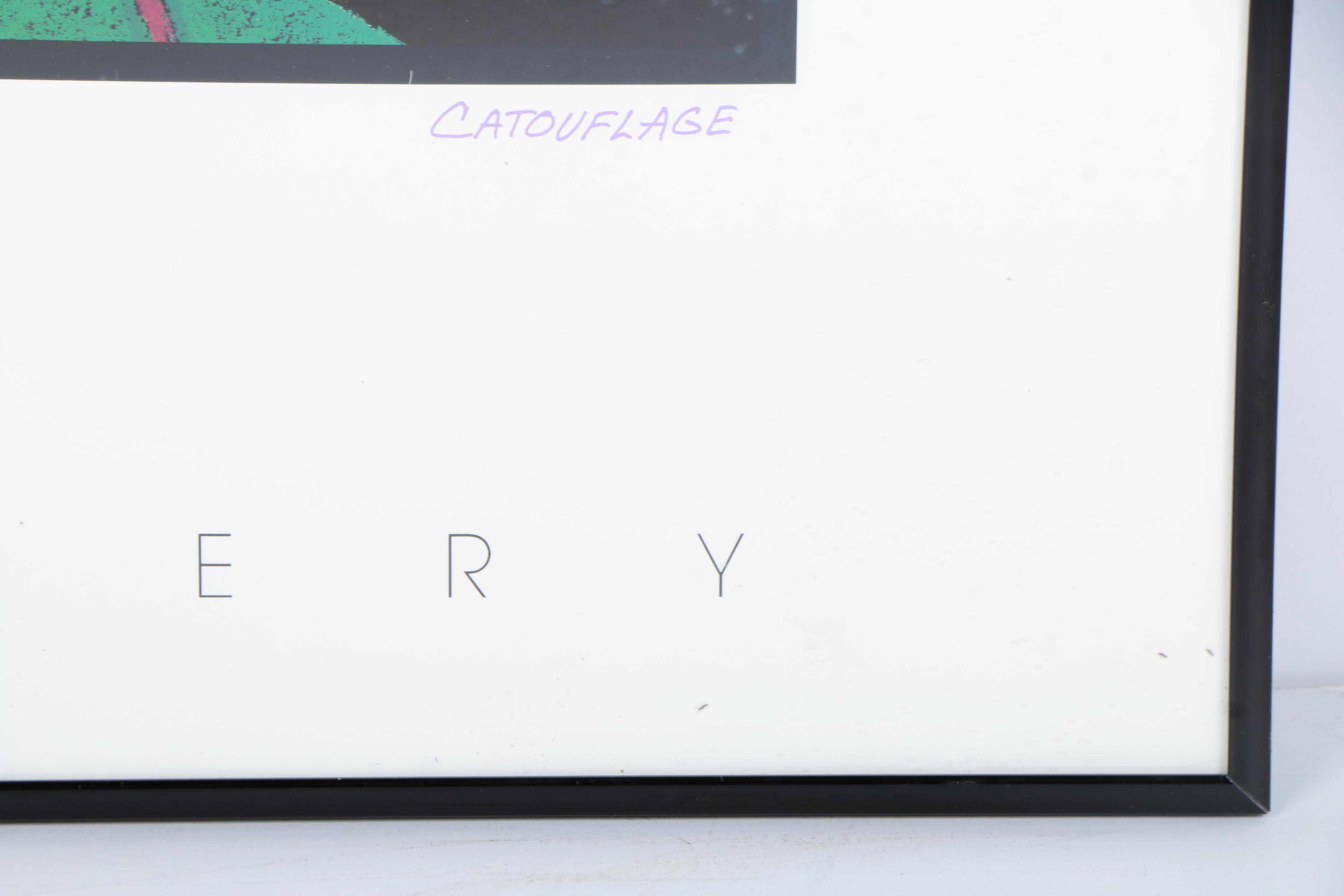 Offset Lithograph After Nancy Coffelt's "Catoflauge"