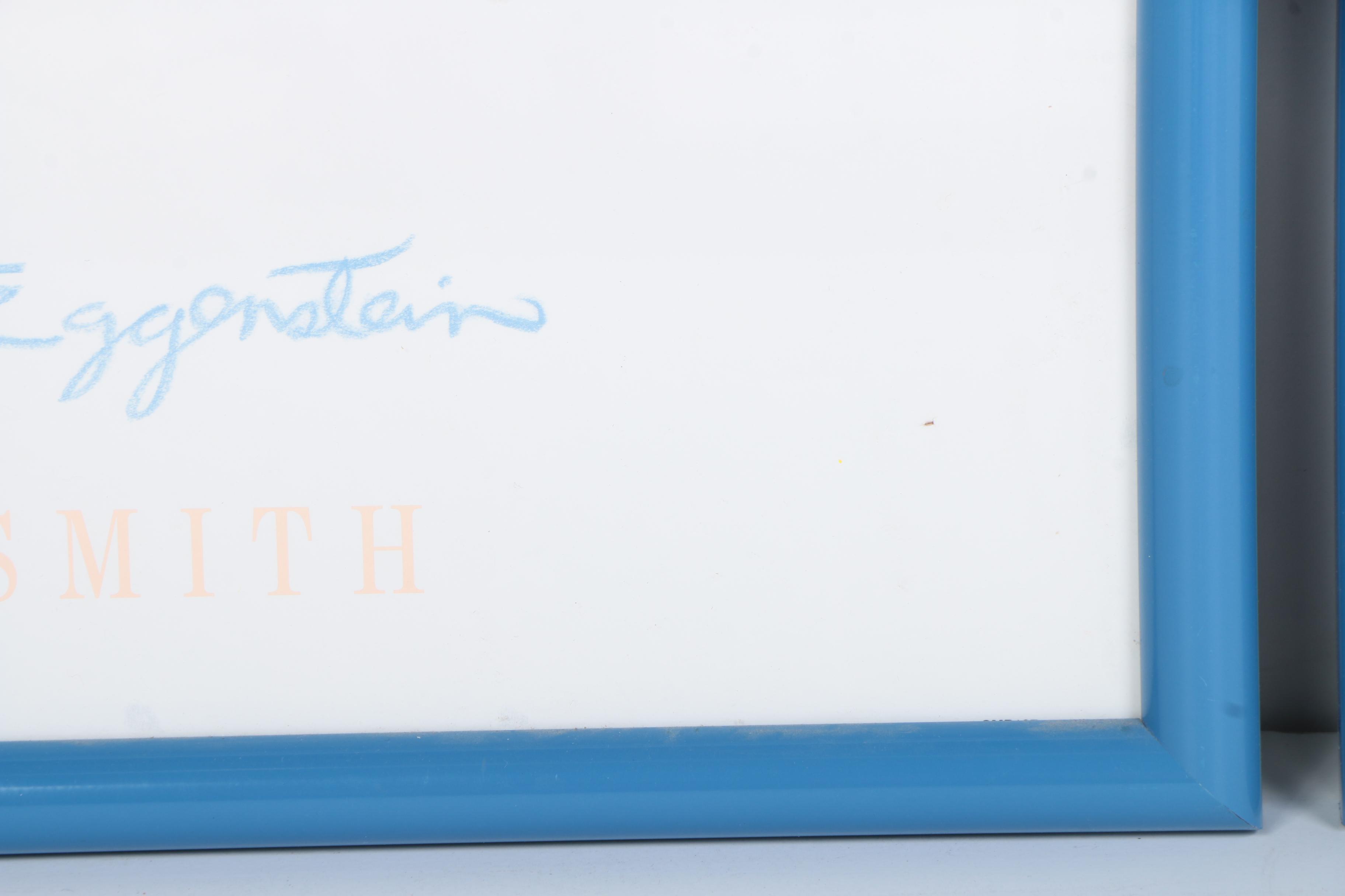 Pair of 1991 Offset Lithographs after Mike Smith Watercolor Illustrations