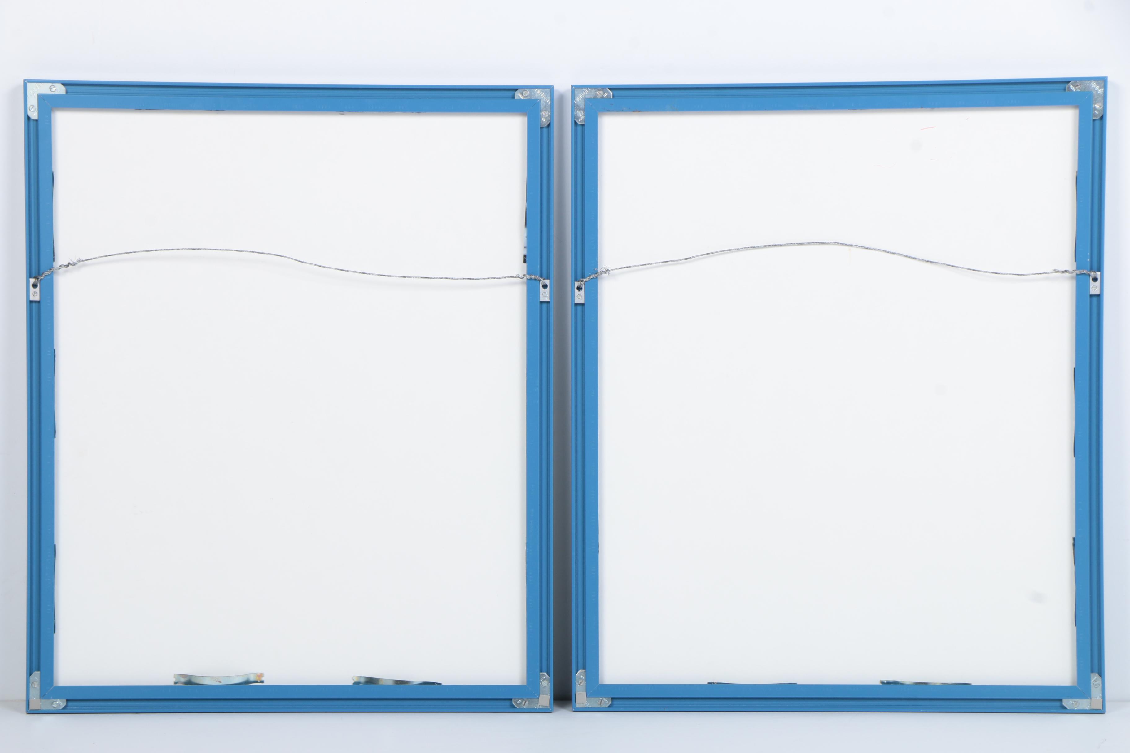 Pair of 1991 Offset Lithographs after Mike Smith Watercolor Illustrations