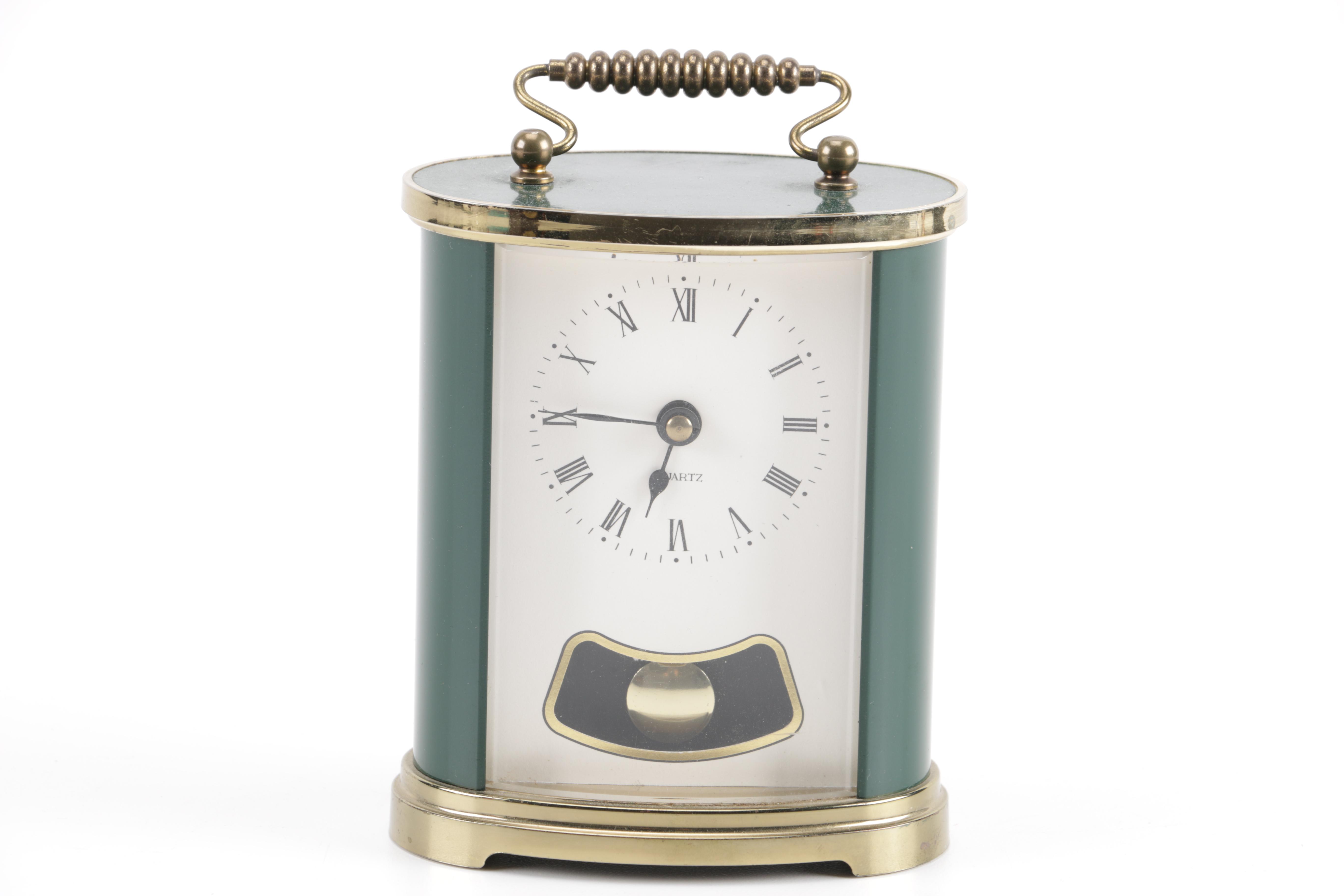 Pair of Analog Mantel Clocks