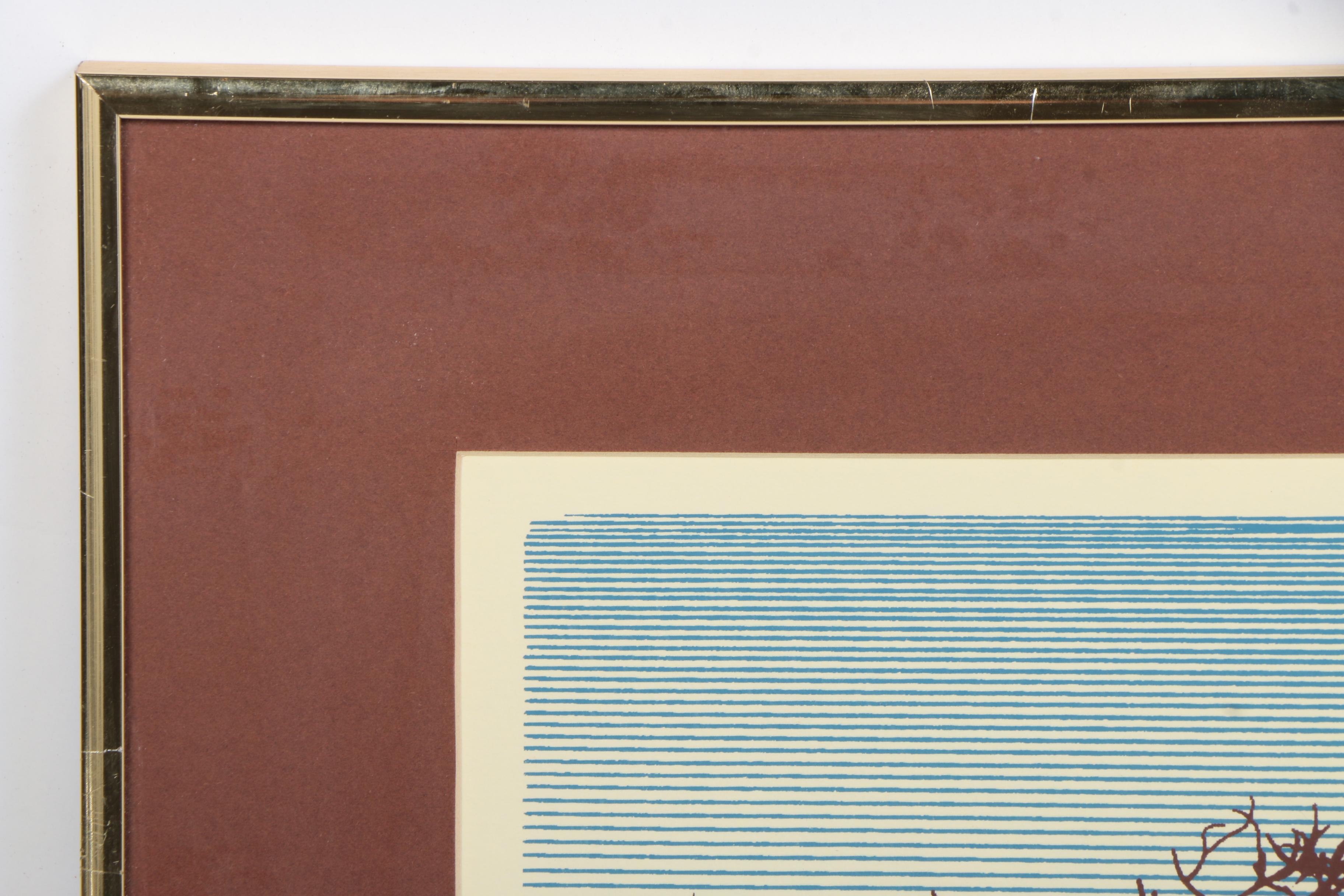 Circa 1975 Katy Owens Limited Edition Serigraph "Dawn of Creative Computing"