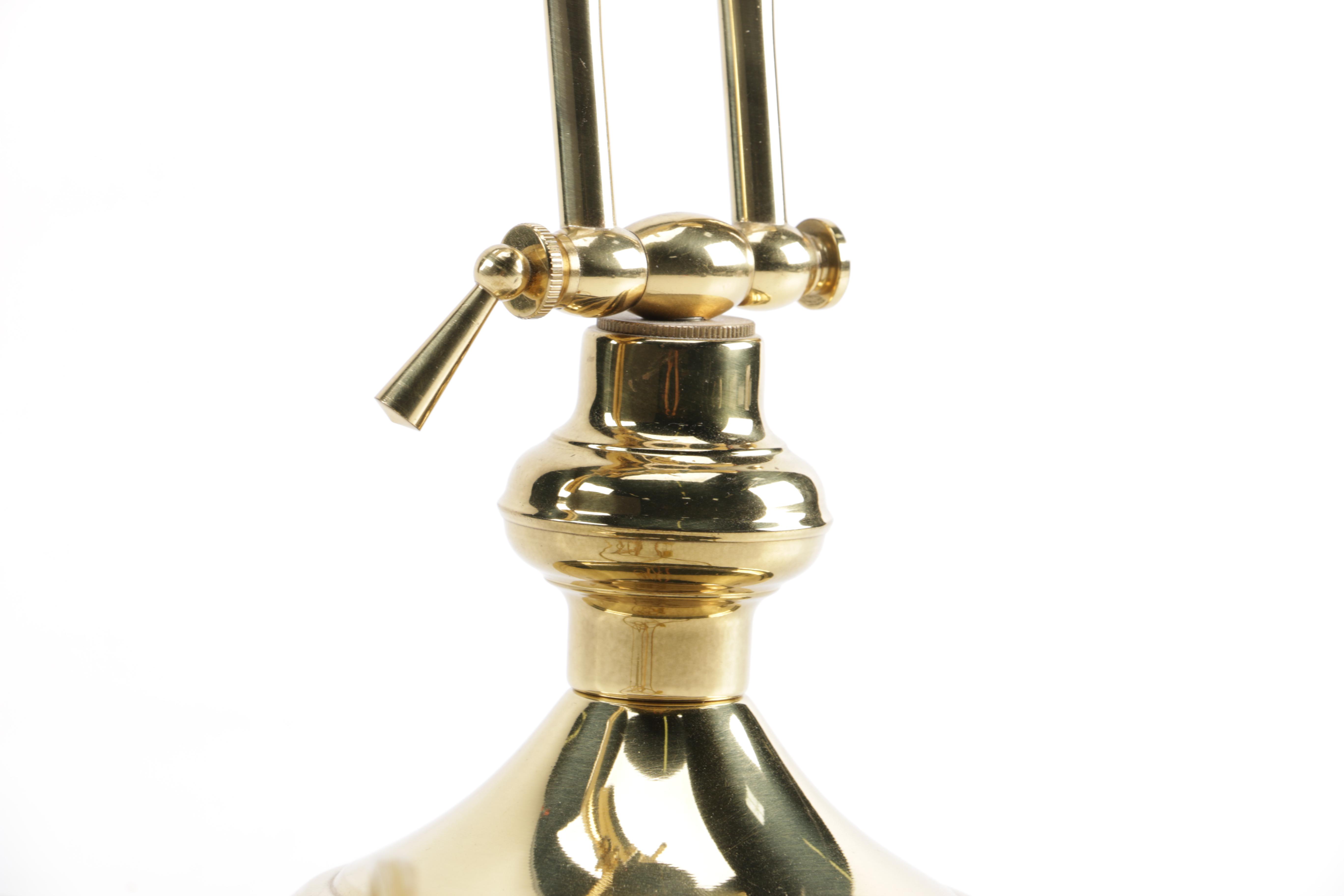 Gold Tone Piano Lamp