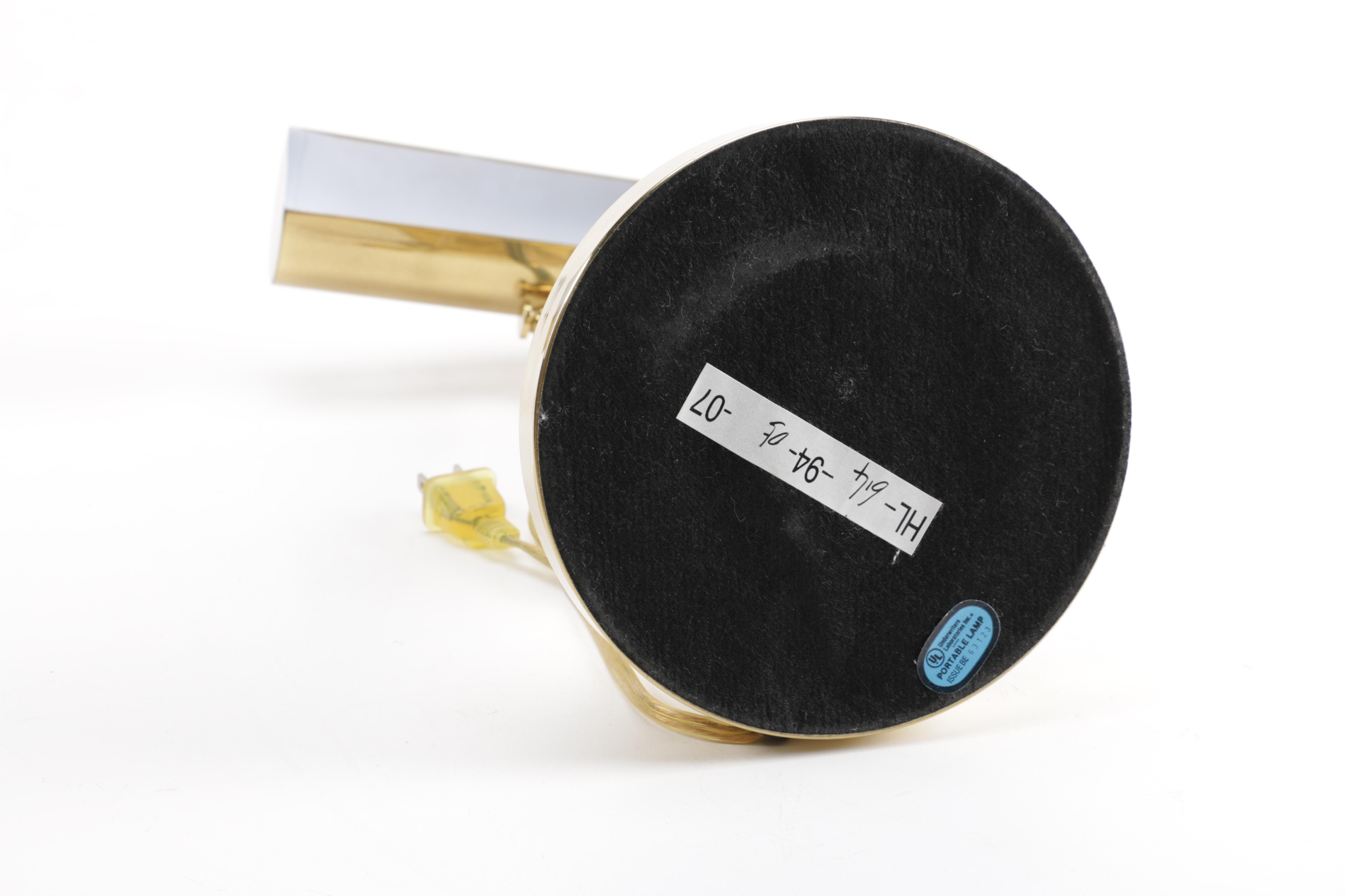 Gold Tone Piano Lamp